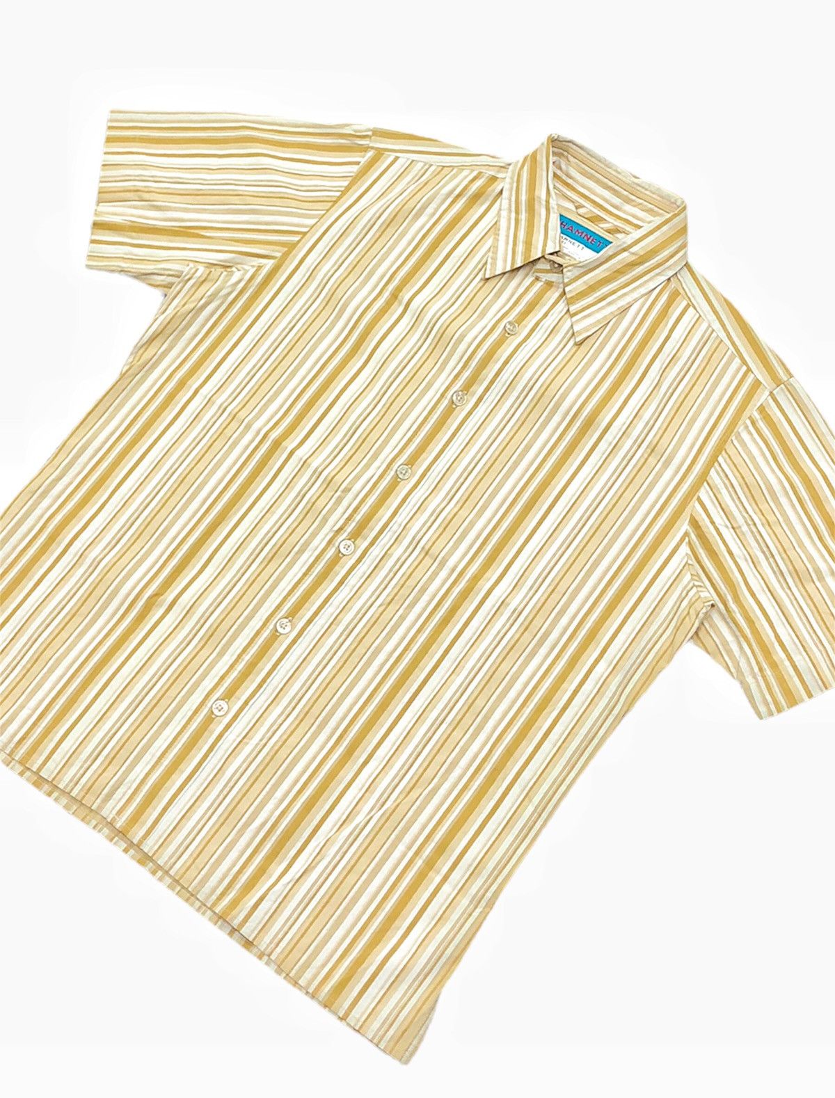 Katharine Hamnett London 00's Katherine Hamnett Japan striped shirt Size US M / EU 48-50 / 2 - 2 Thumbnail