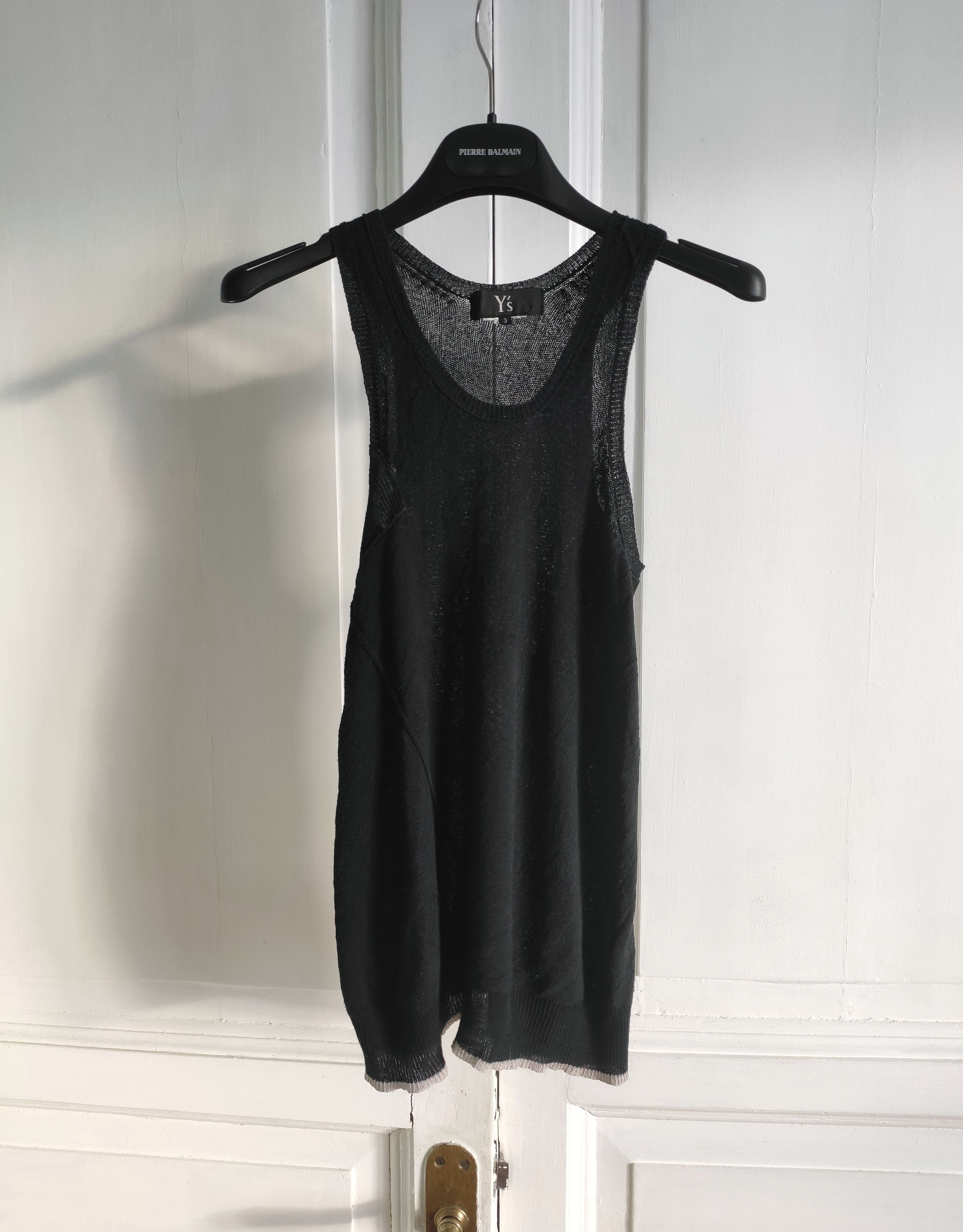 Yohji Yamamoto Assymetric knitted tank.Like Rick Owens or Julius Size S / US 4 / IT 40 - 2 Thumbnail
