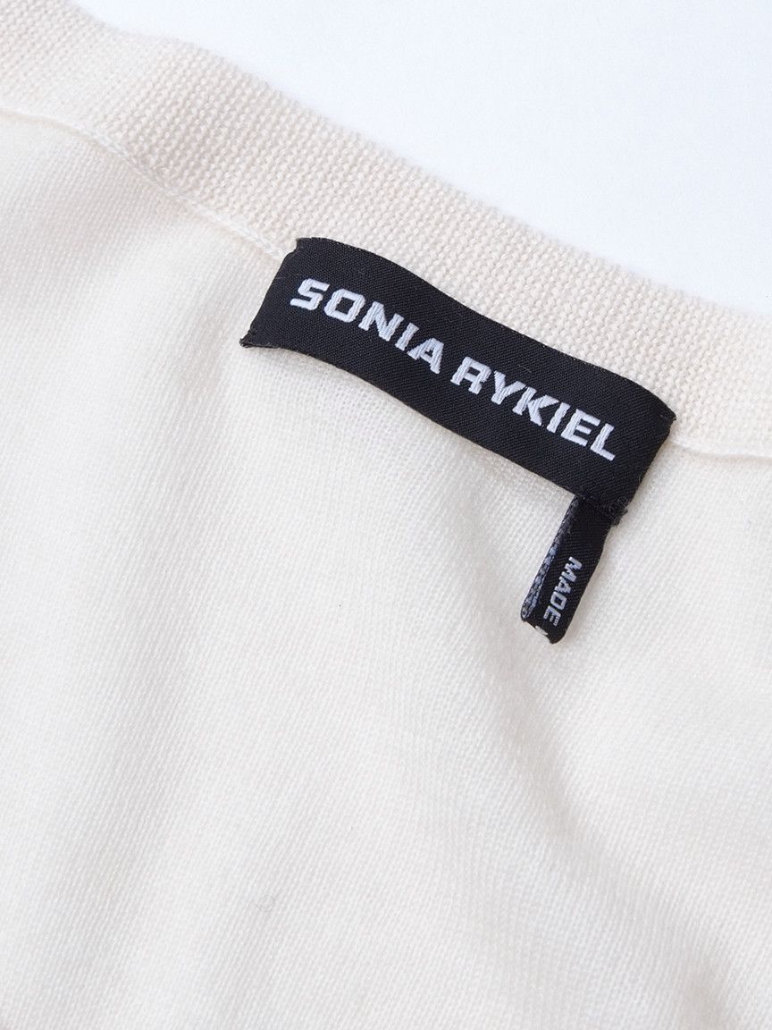 Designer × Sonia Rykiel Sonia Rykiel Cashmere Beige Embellished Sweater Size S / US 4 / IT 40 - 5 Thumbnail