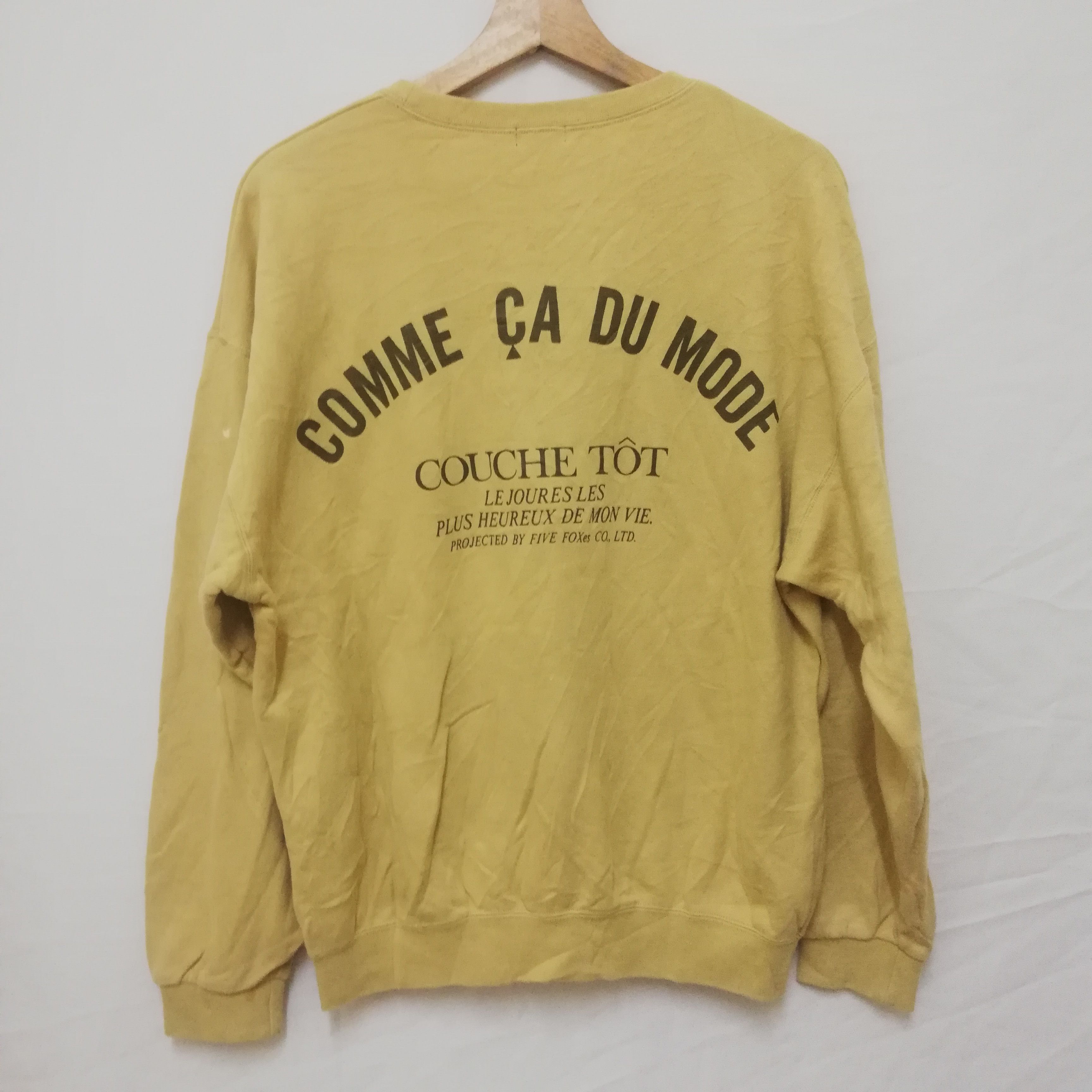 Japanese Brand Japanese Brand Comme Ca Du Mode Sweatshirt Size US L / EU 52-54 / 3 - 1 Thumbnail