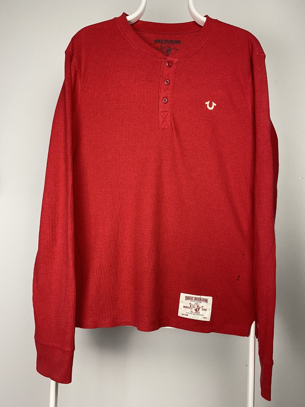 True Religion True Religion red long sleeve T-shirt Size US S / EU 44-46 / 1 - 1 Thumbnail