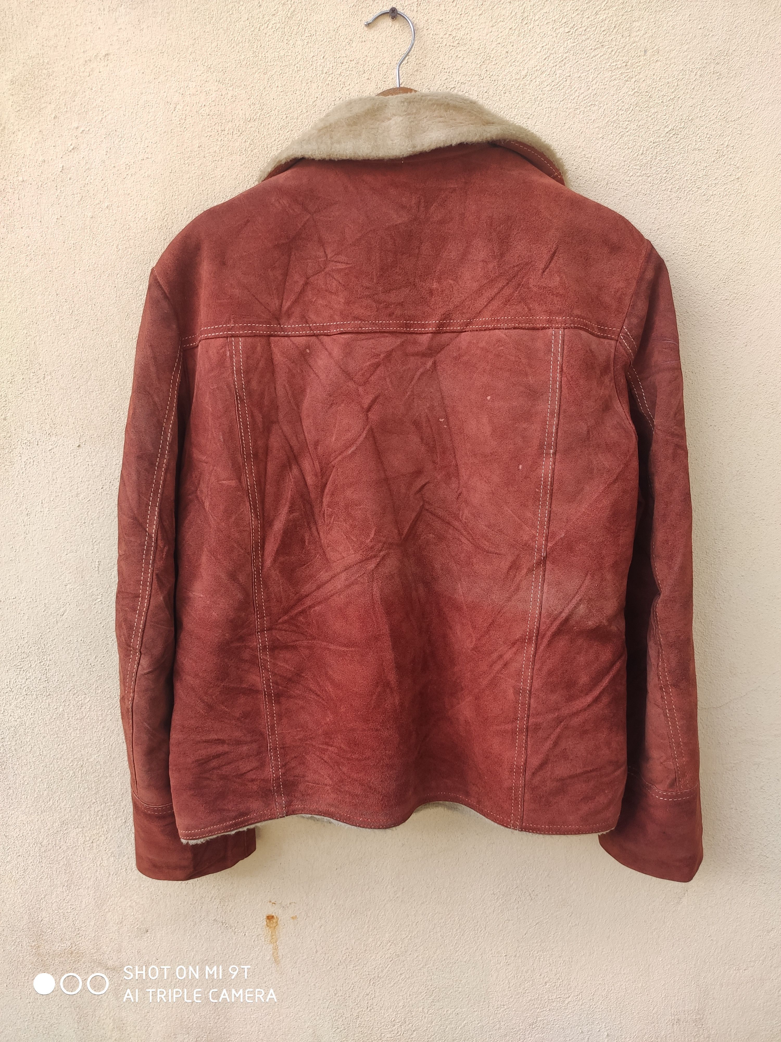 JCPenney 🔥 Vtg 80s Vintage JC Penny jacket leather jacket cowhide Size US M / EU 48-50 / 2 - 2 Thumbnail