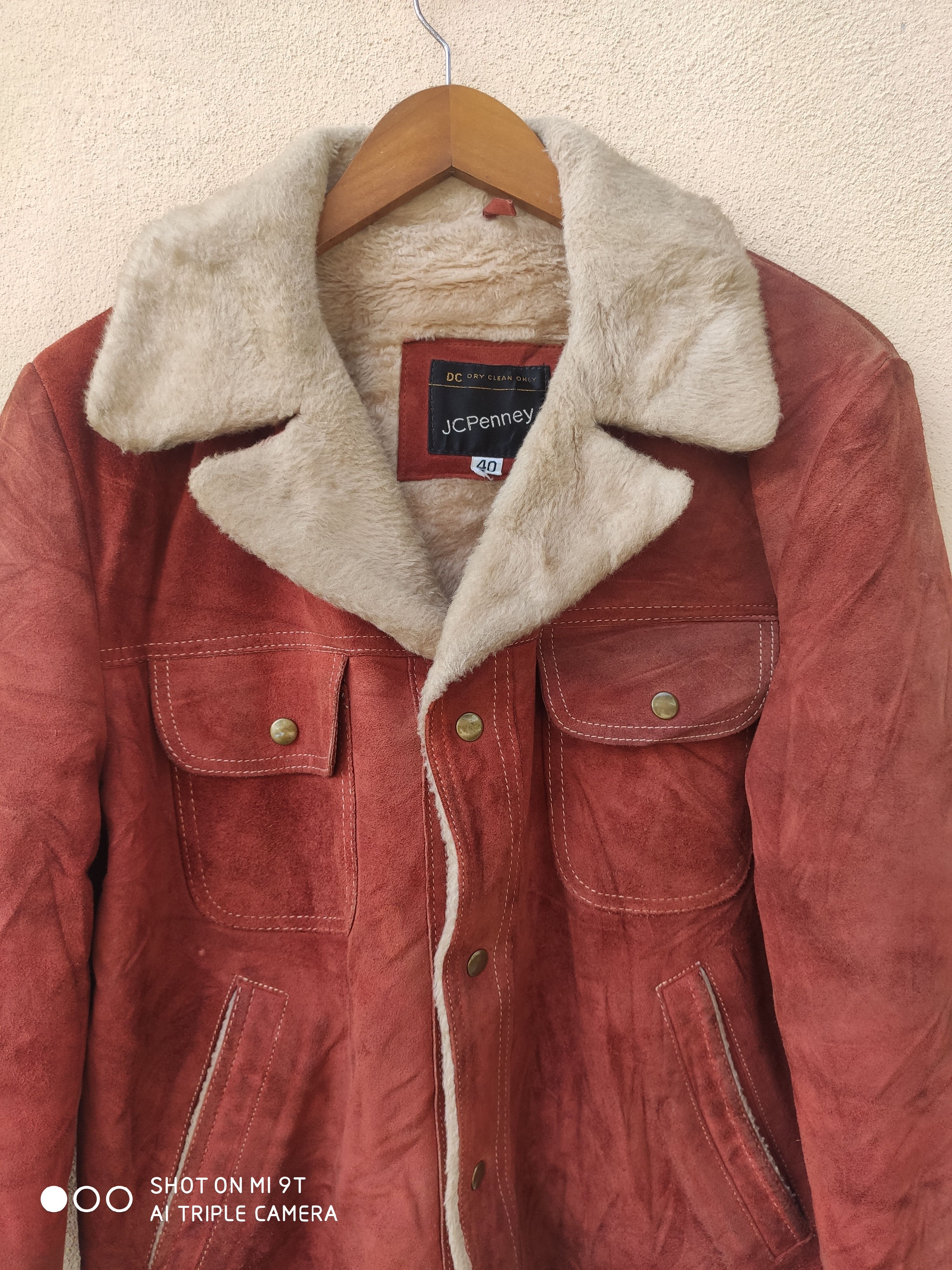 JCPenney 🔥 Vtg 80s Vintage JC Penny jacket leather jacket cowhide Size US M / EU 48-50 / 2 - 4 Thumbnail