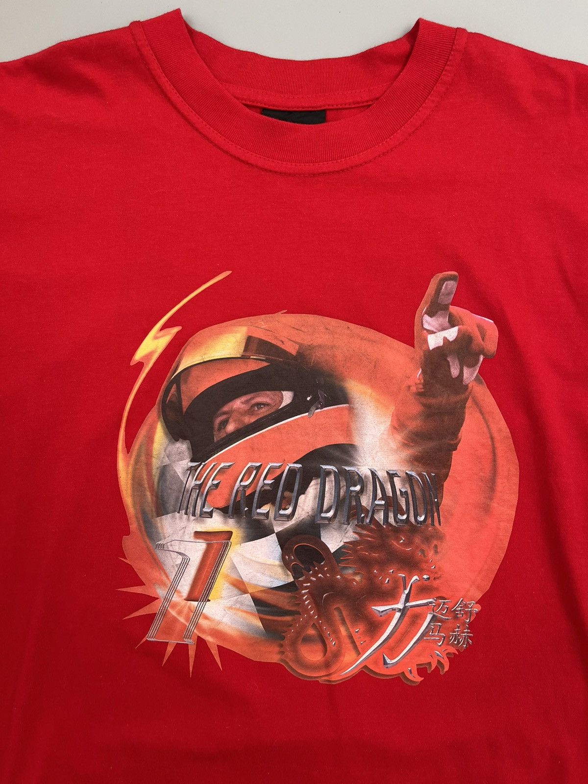 Ferrari Michael Schumacher Rare Men's Vintage T-shirt Size US L / EU 52-54 / 3 - 7 Thumbnail