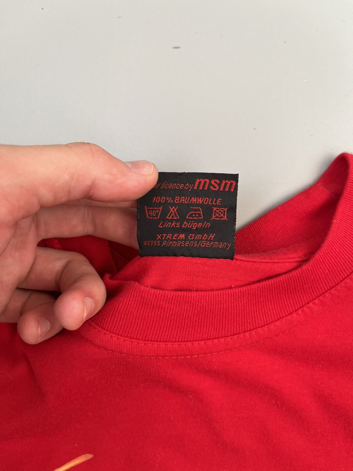 Ferrari Michael Schumacher Rare Men's Vintage T-shirt Size US L / EU 52-54 / 3 - 10 Thumbnail