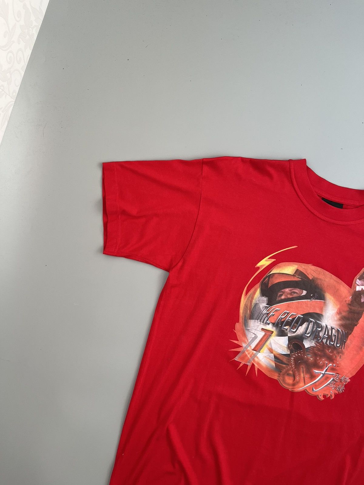 Ferrari Michael Schumacher Rare Men's Vintage T-shirt Size US L / EU 52-54 / 3 - 2 Thumbnail