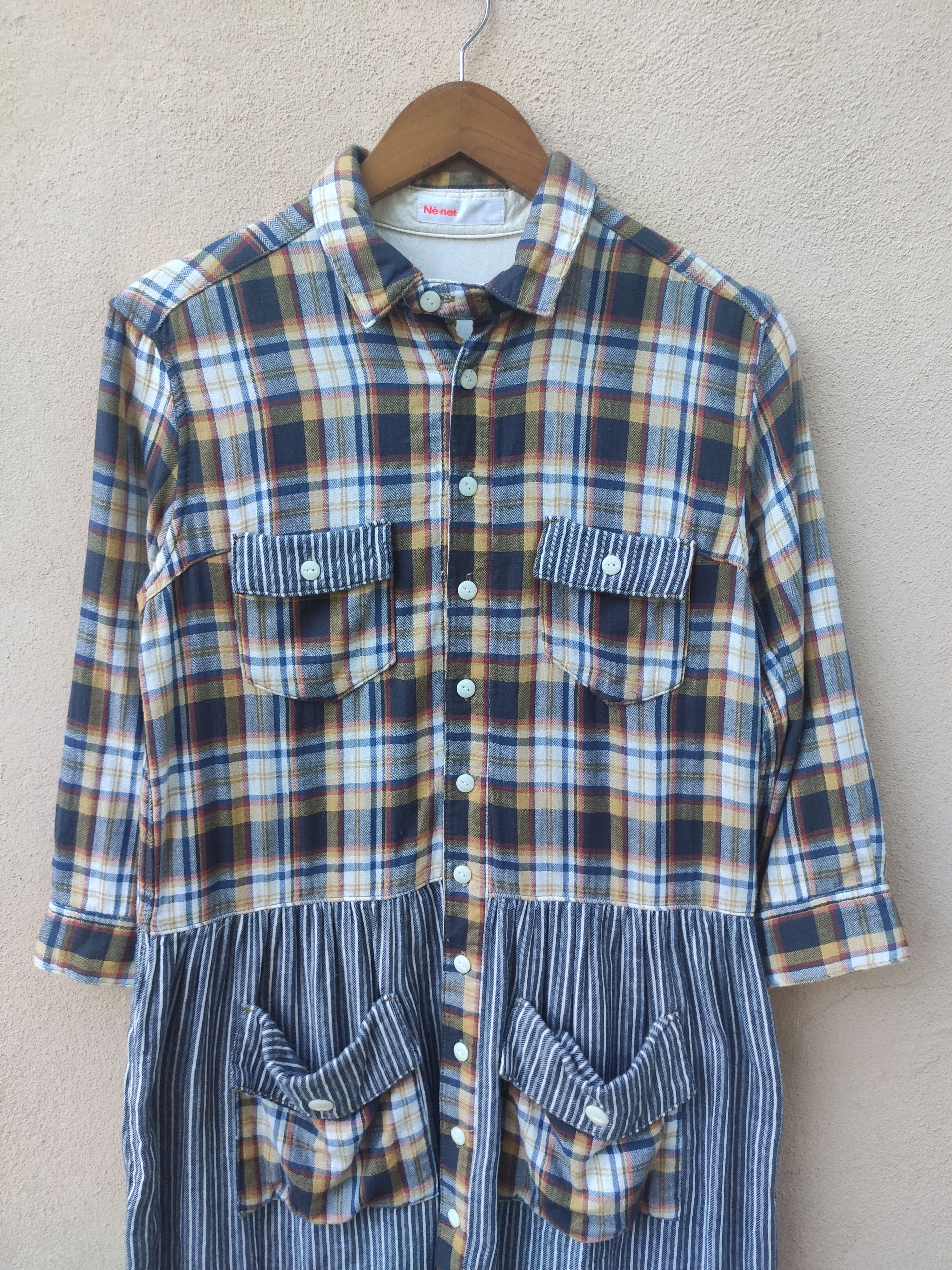 Issey Miyake × Ne-Net Ne Net Blouse Size M / US 6-8 / IT 42-44 - 3 Thumbnail