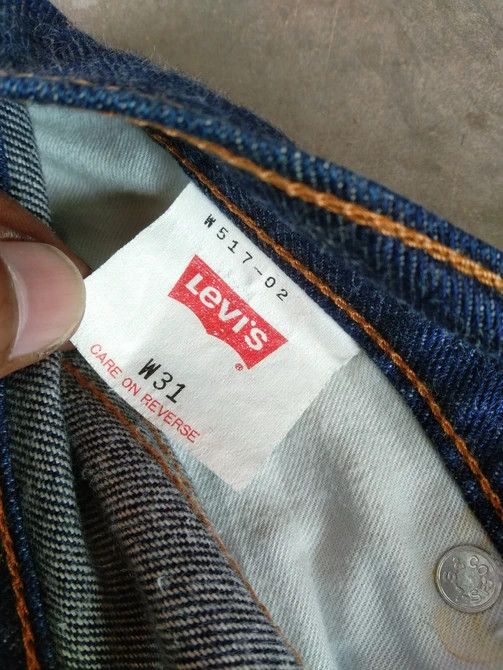 Jean × Levi's × Vintage Vintage Levis 517 Boot Cut Flared Jeans 28x28.5 Size US 28 / EU 44 - 6 Thumbnail