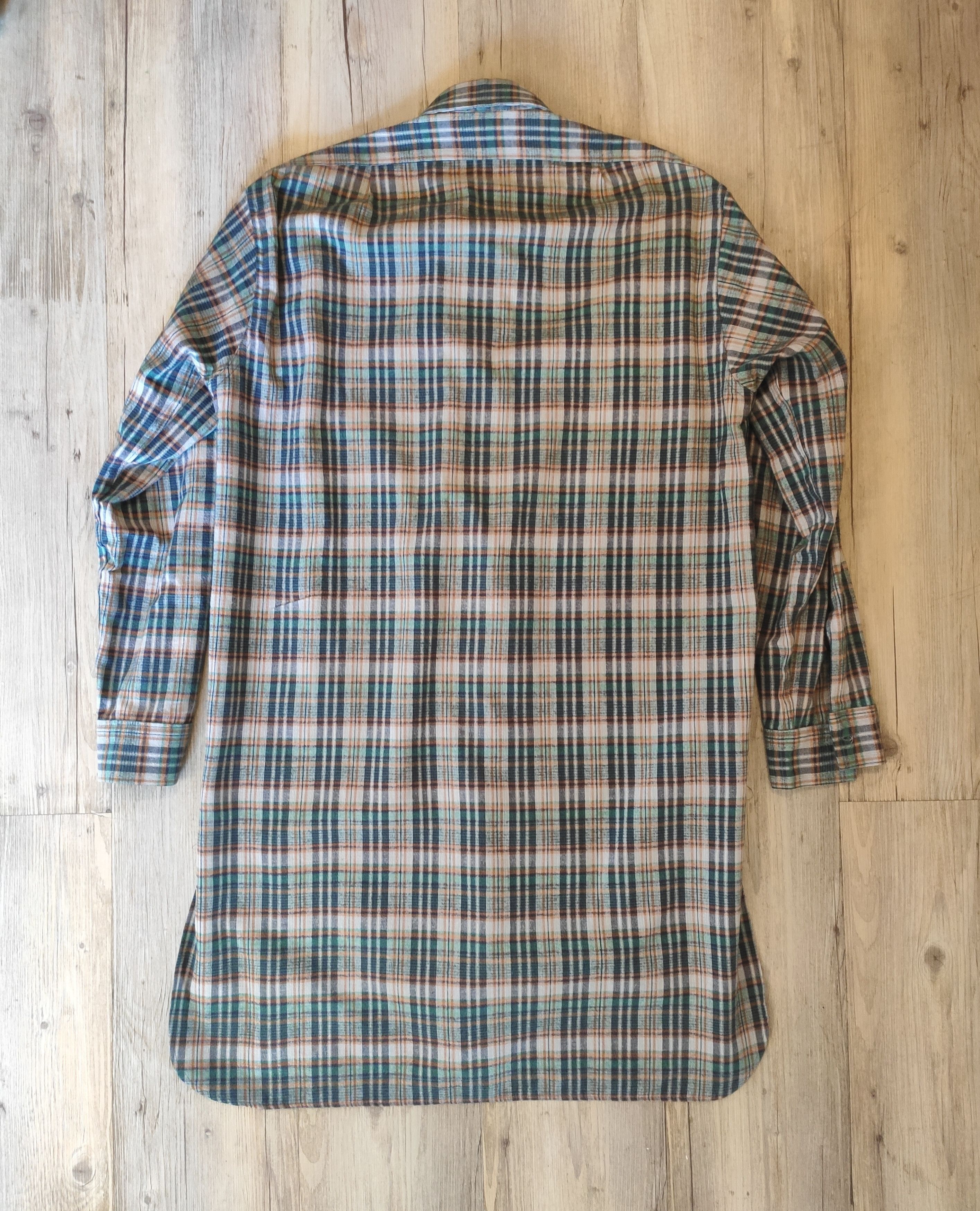 Vintage 60's fisherman's long shirt.Like J.M. Ribot or Elena Dawson Size US M / EU 48-50 / 2 - 3 Thumbnail