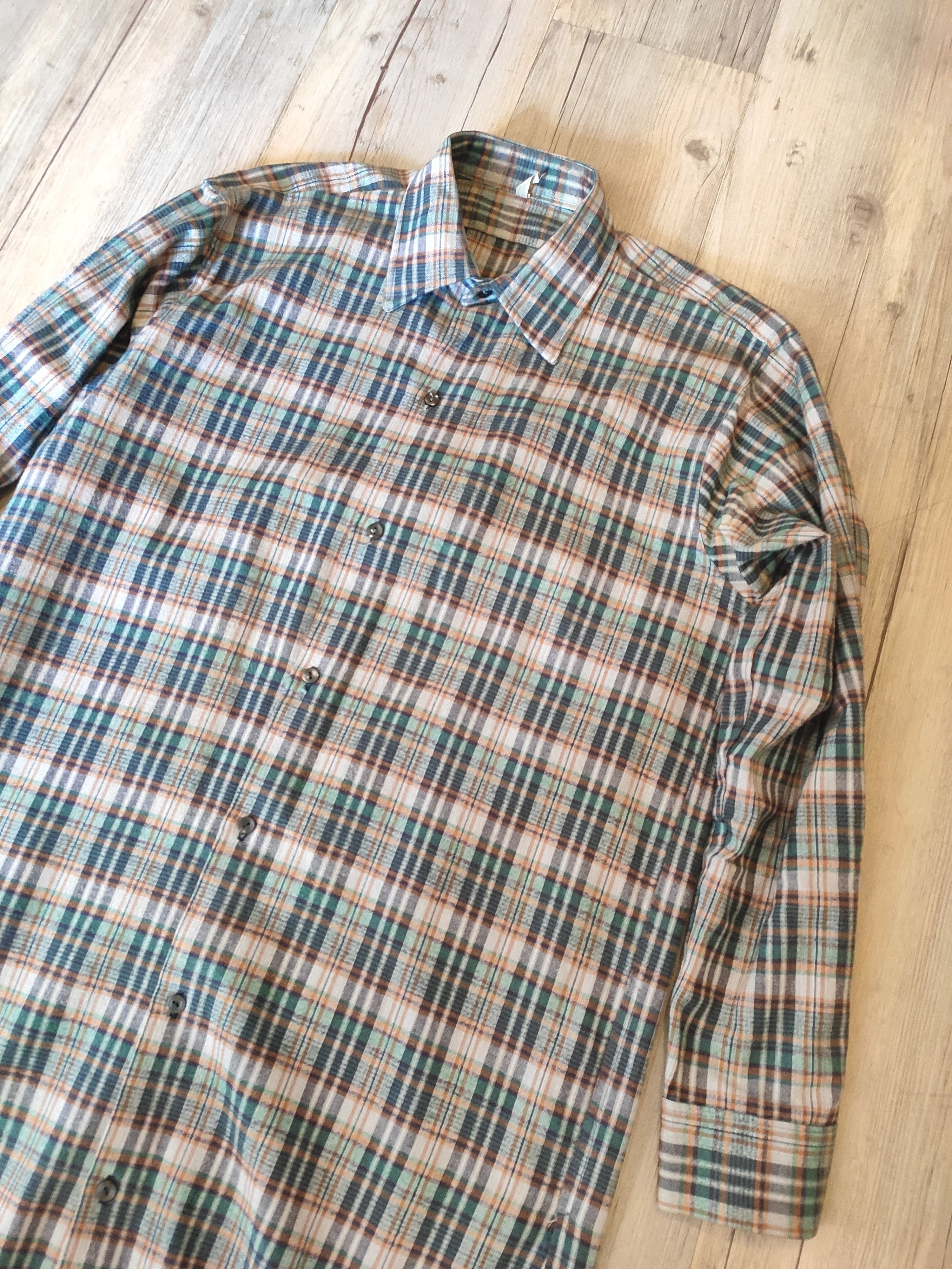 Vintage 60's fisherman's long shirt.Like J.M. Ribot or Elena Dawson Size US M / EU 48-50 / 2 - 2 Thumbnail