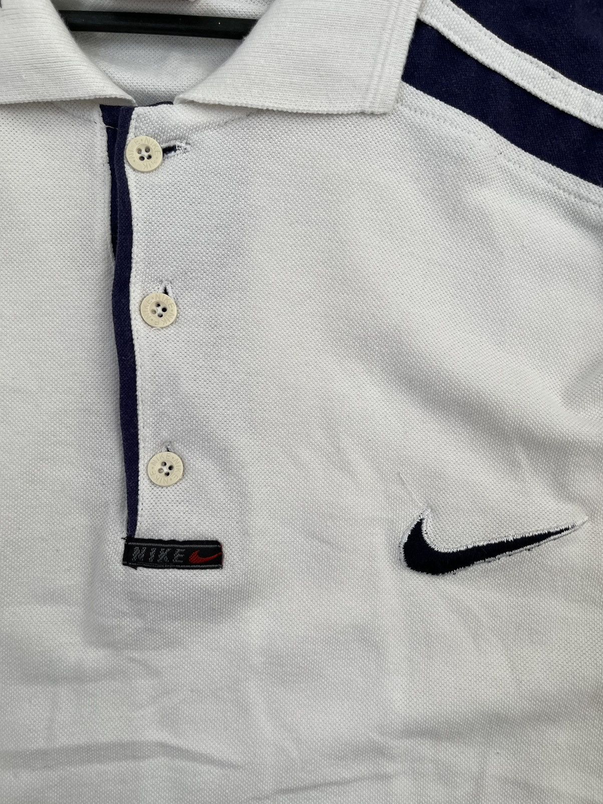 Nike Vintage Nike polo rare logo swoosh size XL Size US XL / EU 56 / 4 - 8 Thumbnail