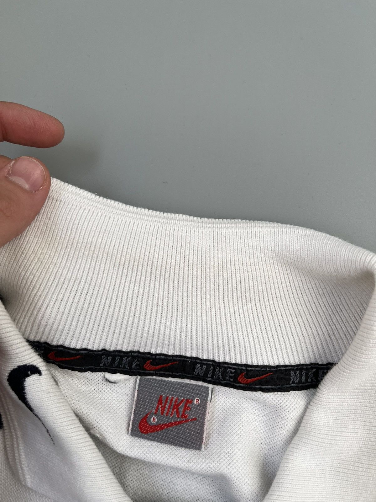 Nike Vintage Nike polo rare logo swoosh size XL Size US XL / EU 56 / 4 - 12 Thumbnail