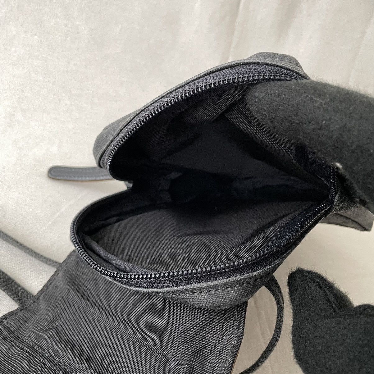 Porter Porter Vege Tanned Leather Coated Canvas Small Sling Bag Size ONE SIZE - 15 Thumbnail