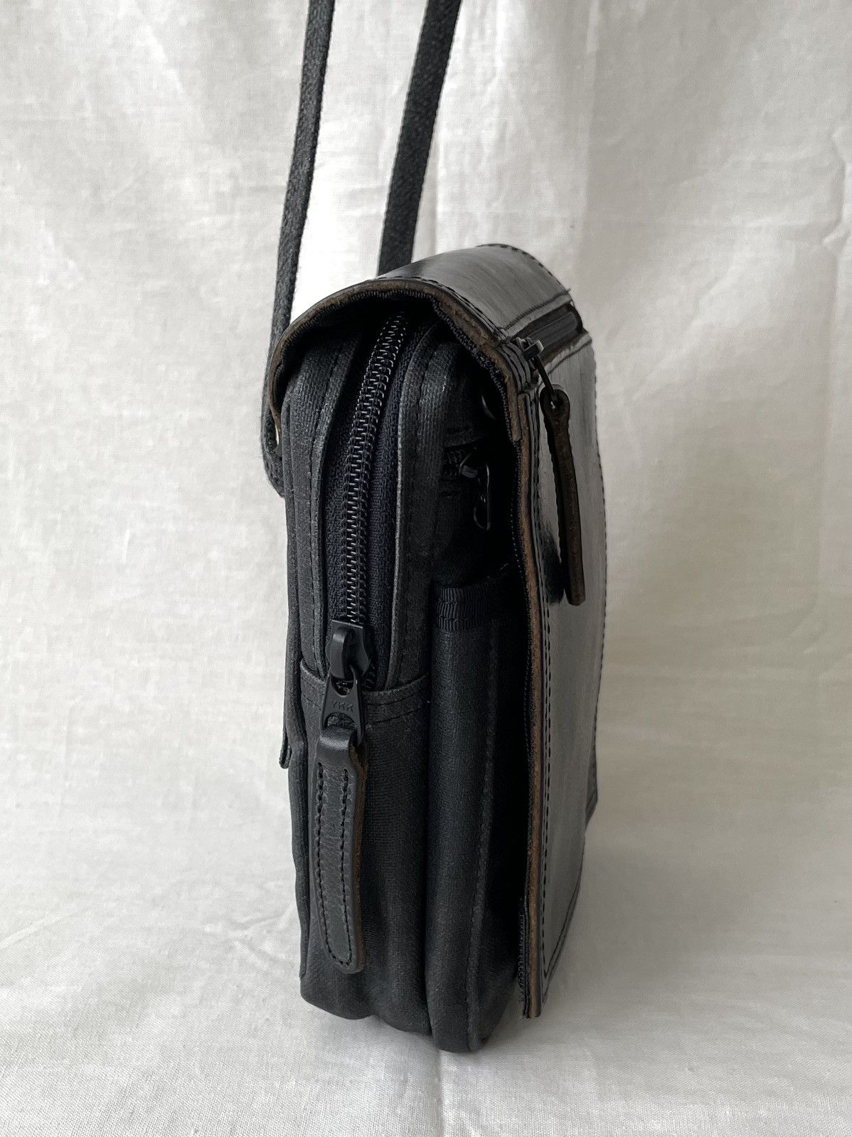 Porter Porter Vege Tanned Leather Coated Canvas Small Sling Bag Size ONE SIZE - 6 Thumbnail