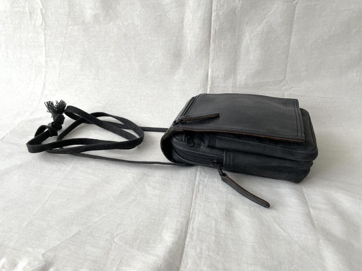 Porter Porter Vege Tanned Leather Coated Canvas Small Sling Bag Size ONE SIZE - 9 Thumbnail