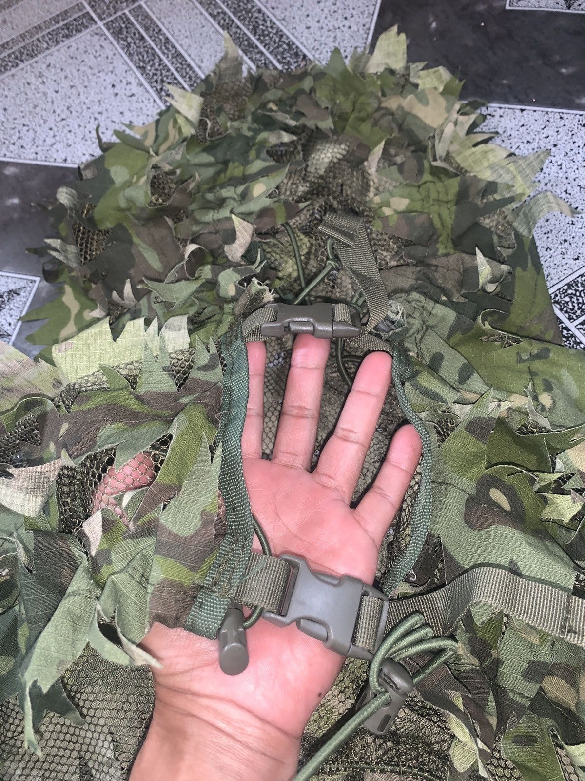 Hunter Cover Net Camoflage with Hoodie! Size US S / EU 44-46 / 1 - 12 Thumbnail