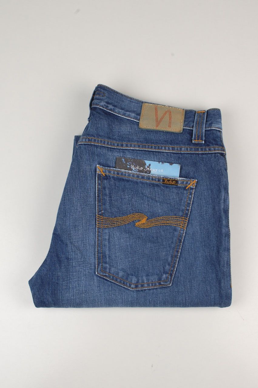 Nudie Jeans Boot sold Cut Waist - 34 Blue