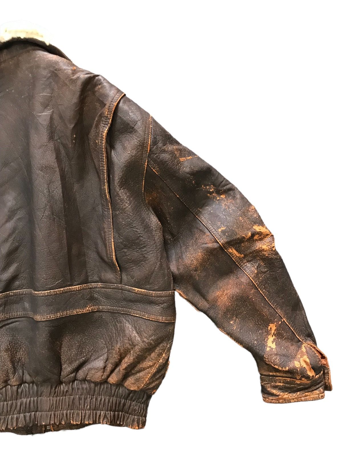 Vintage Vintage Houston Flight Sherpa leather Jacket Size US M / EU 48-50 / 2 - 6 Thumbnail