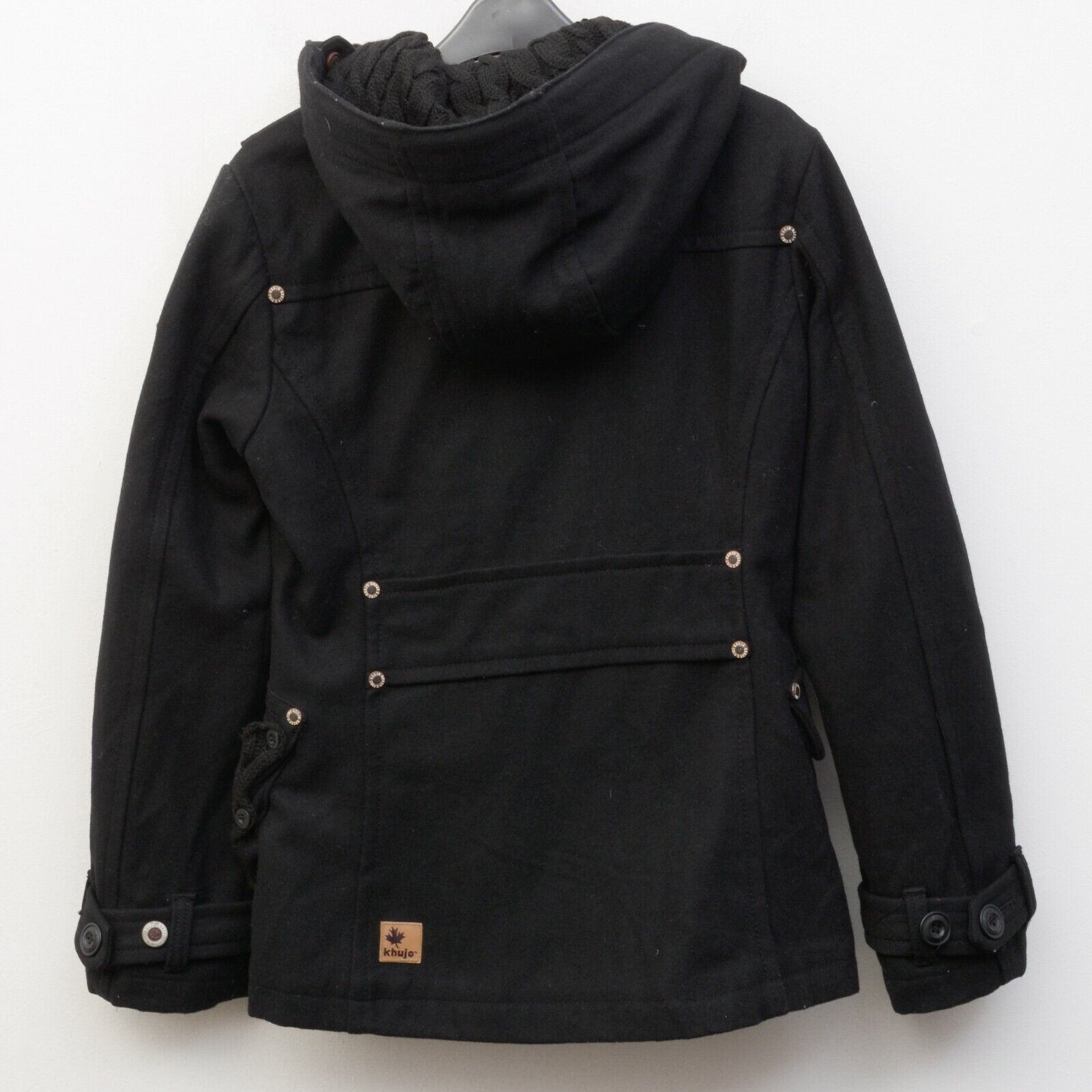khujo KIDD Vintage Women Duffle Coat Jacket Outdoor Hooded Size S / US 4 / IT 40 - 8 Thumbnail
