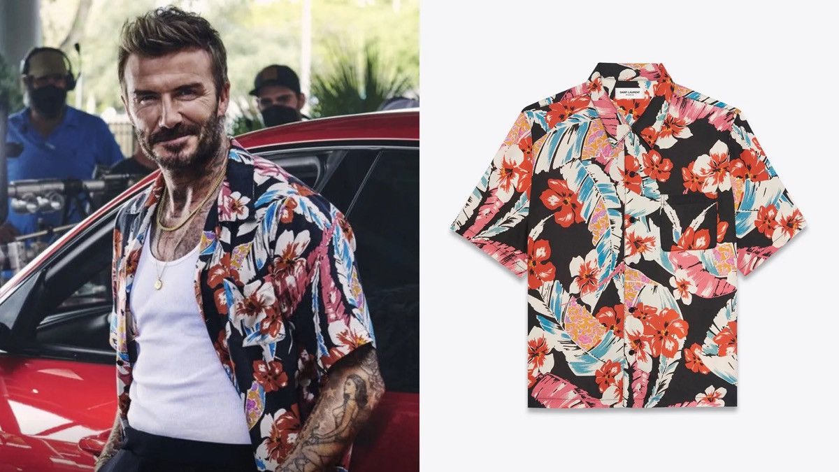 Saint Laurent Paris Hawaiian Print Shirt Size US S / EU 44-46 / 1 - 6 Thumbnail