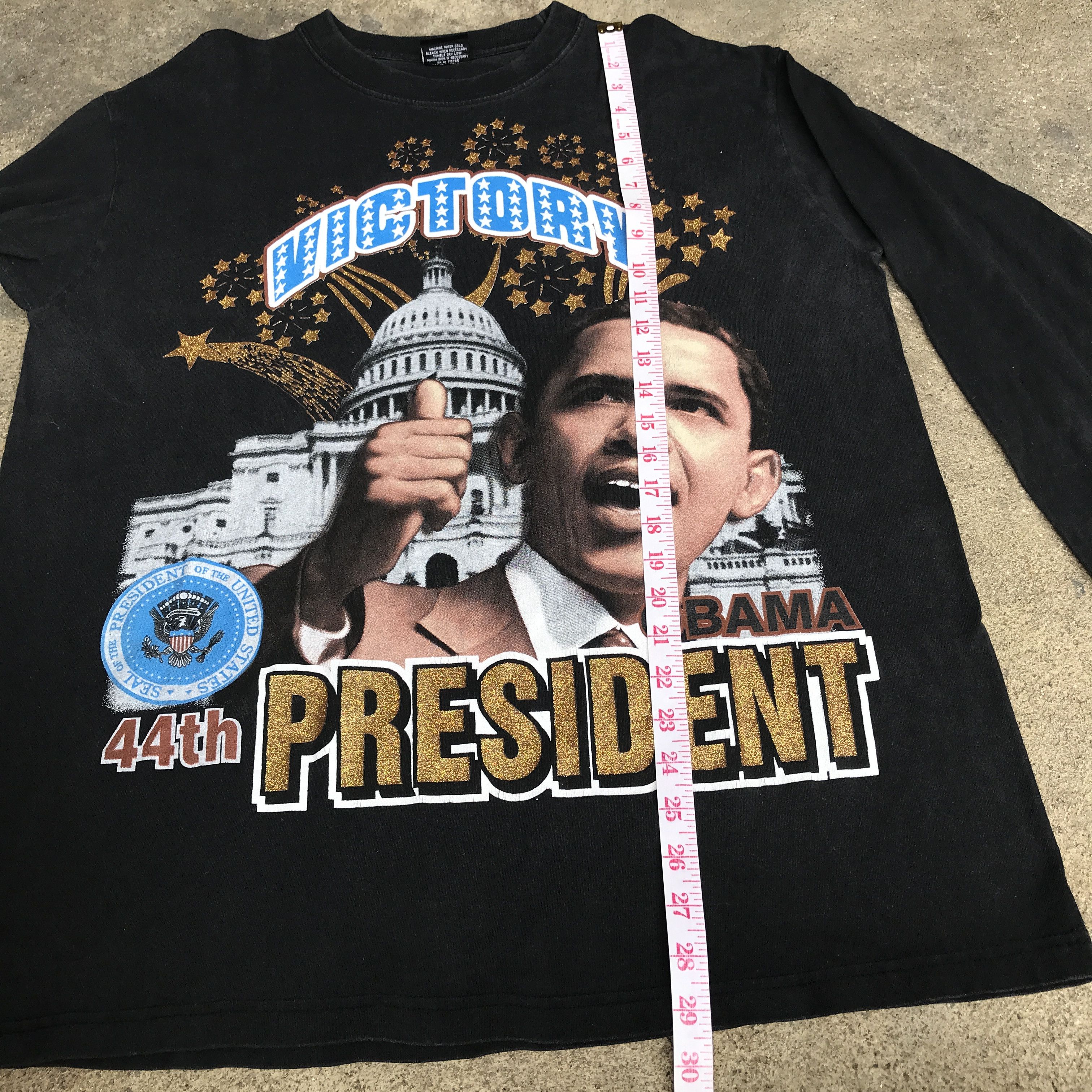 Rap Tees Y2K Obama president Black history Tee XL politics Size US XL / EU 56 / 4 - 8 Thumbnail