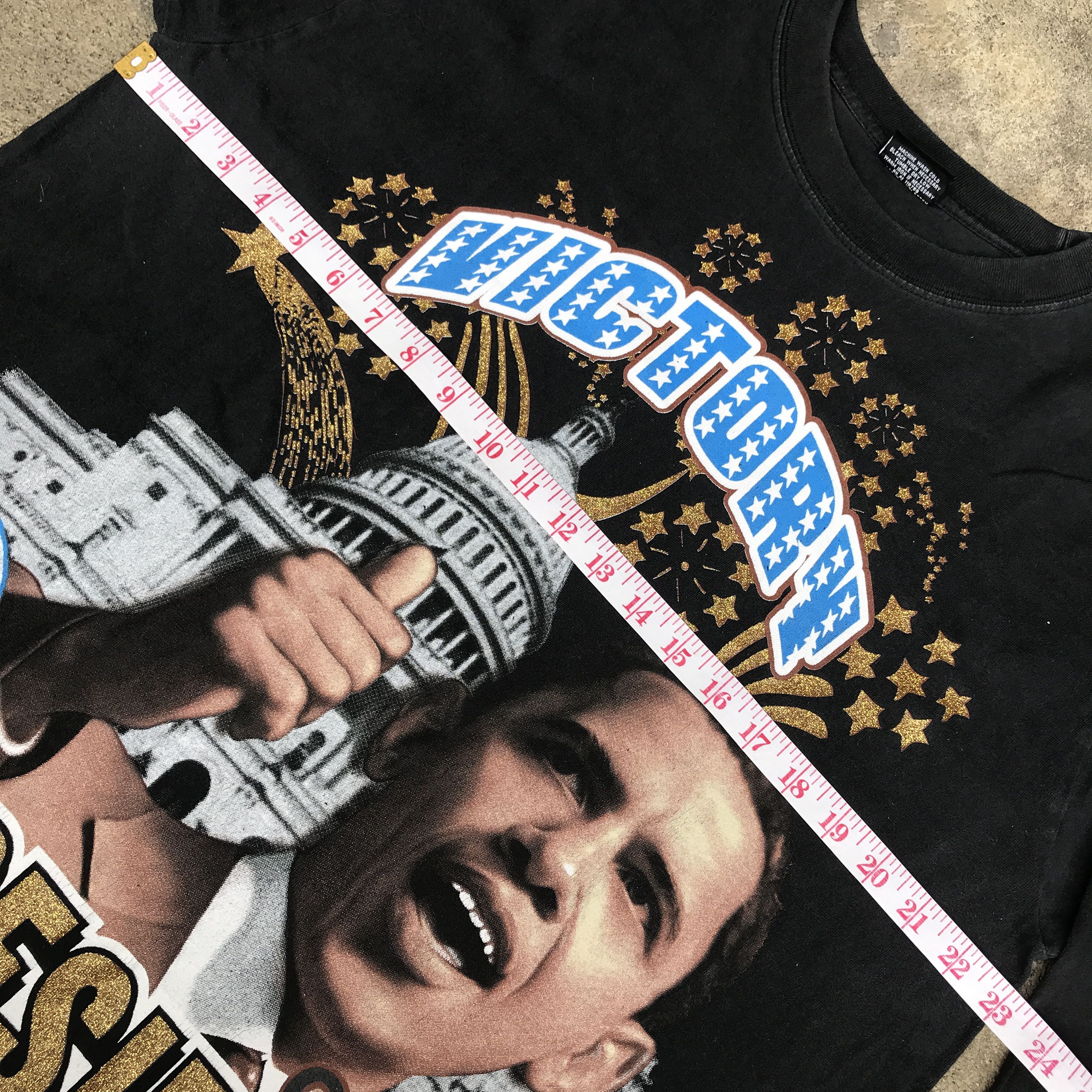 Rap Tees Y2K Obama president Black history Tee XL politics Size US XL / EU 56 / 4 - 7 Thumbnail