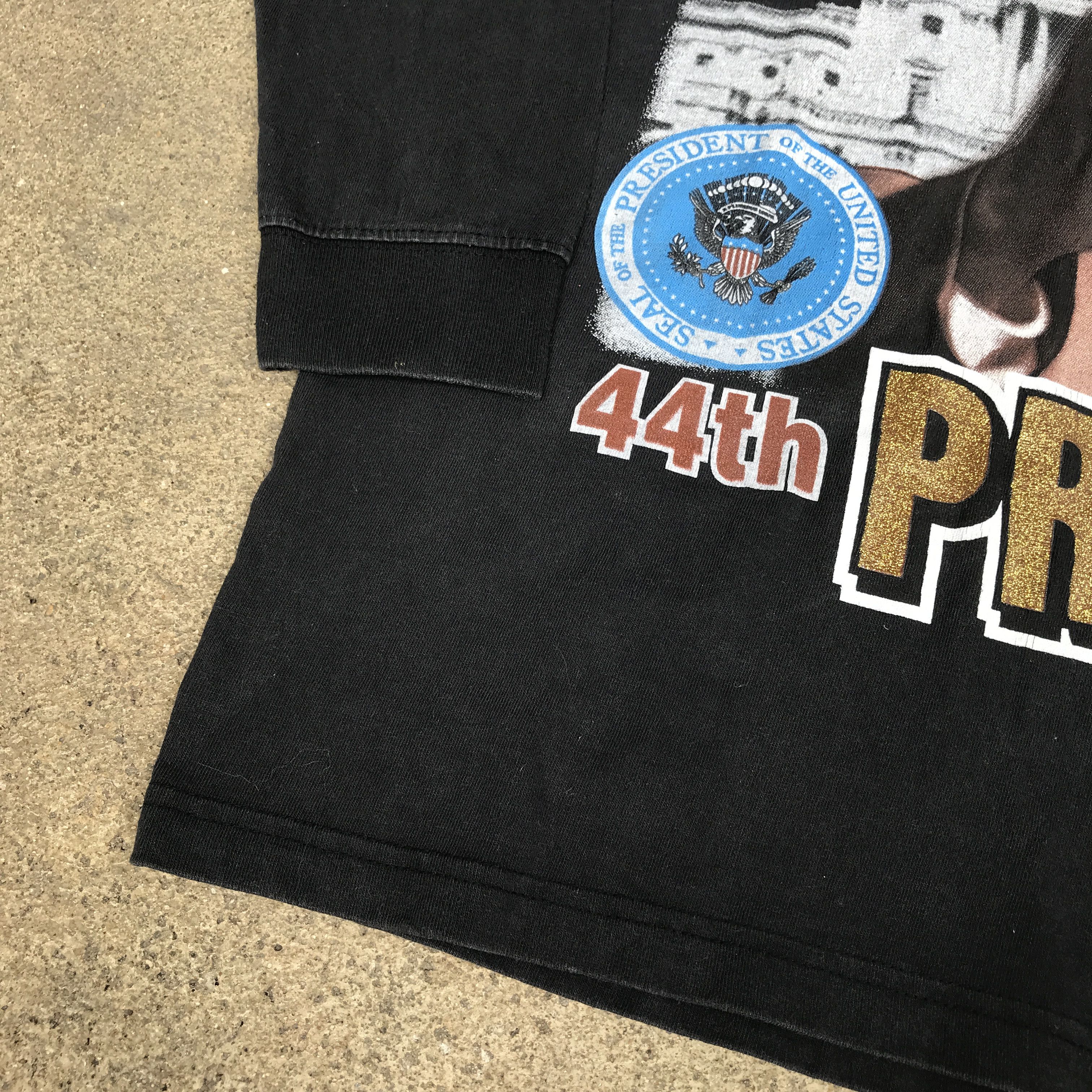 Rap Tees Y2K Obama president Black history Tee XL politics Size US XL / EU 56 / 4 - 3 Thumbnail