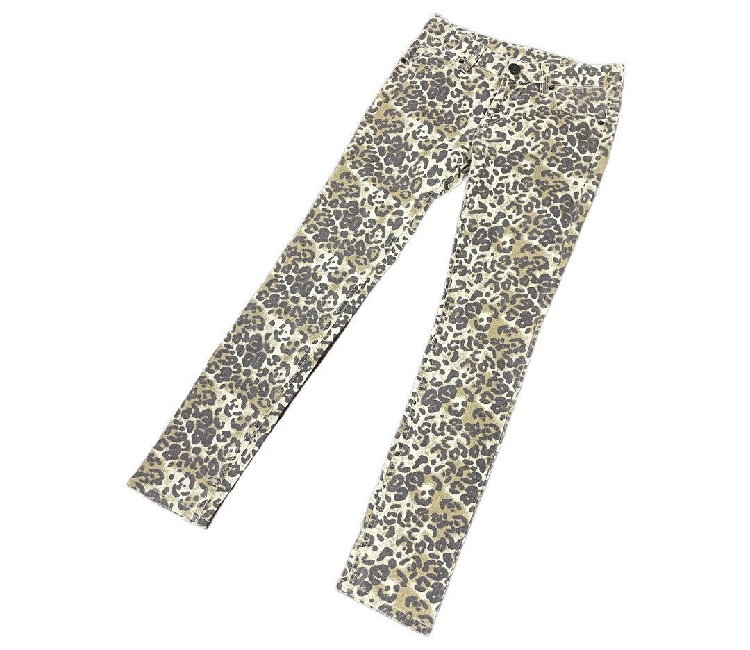 Japanese Brand Leopard 🐆 Full printed low rise skinny Jeans Size 30" / US 8 / IT 44 - 3 Thumbnail