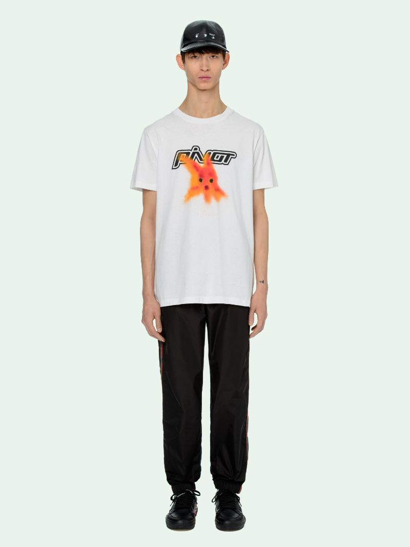 Off-White Off-White Pinot Pivot Fish Slim White Tee Size US XS / EU 42 / 0 - 2 Thumbnail