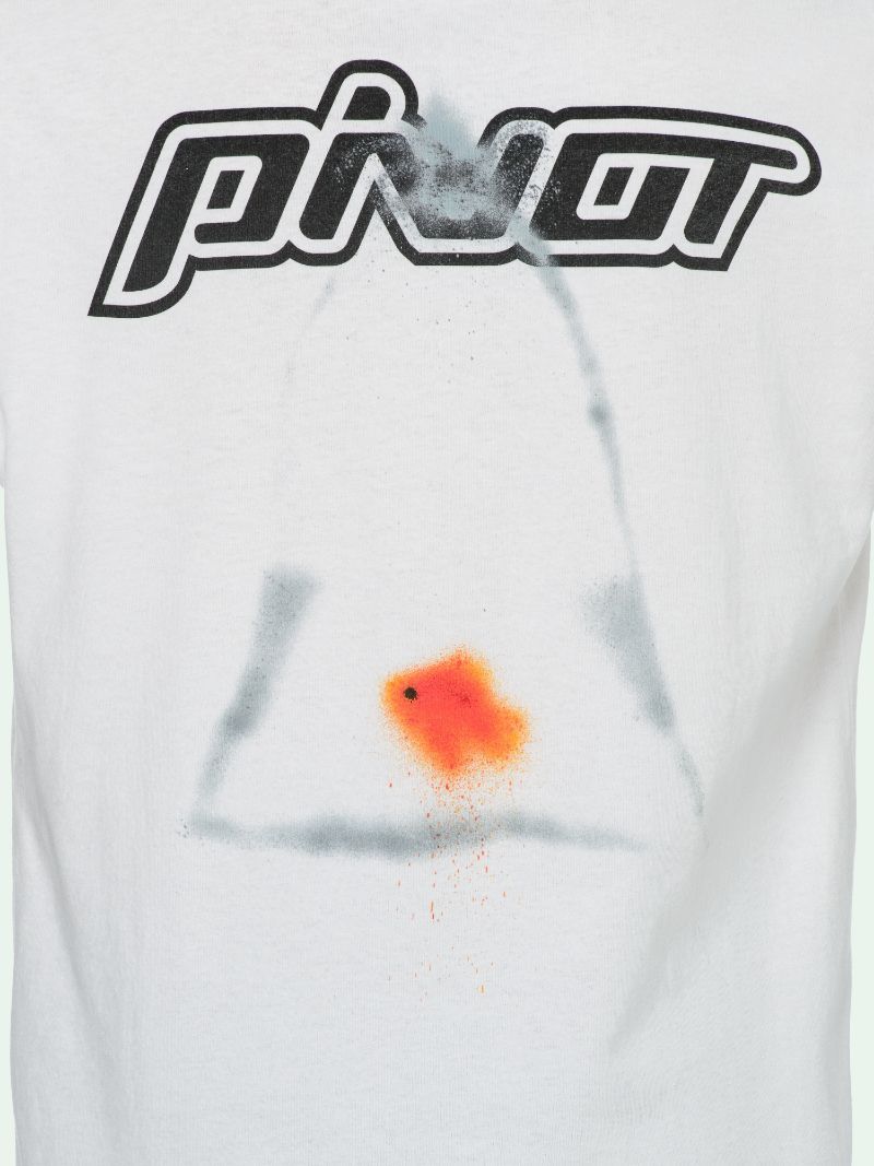 Off-White Off-White Pinot Pivot Fish Slim White Tee Size US XS / EU 42 / 0 - 5 Thumbnail