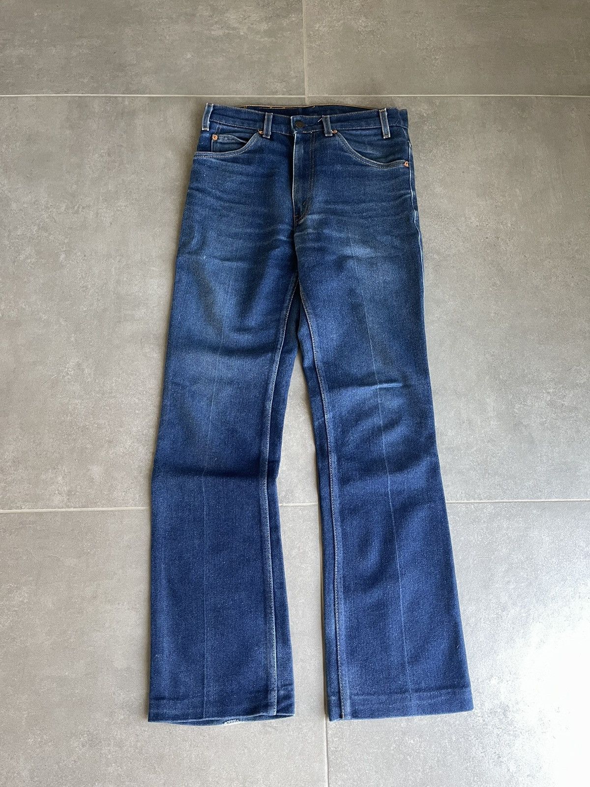 Sta-prest flared denim
