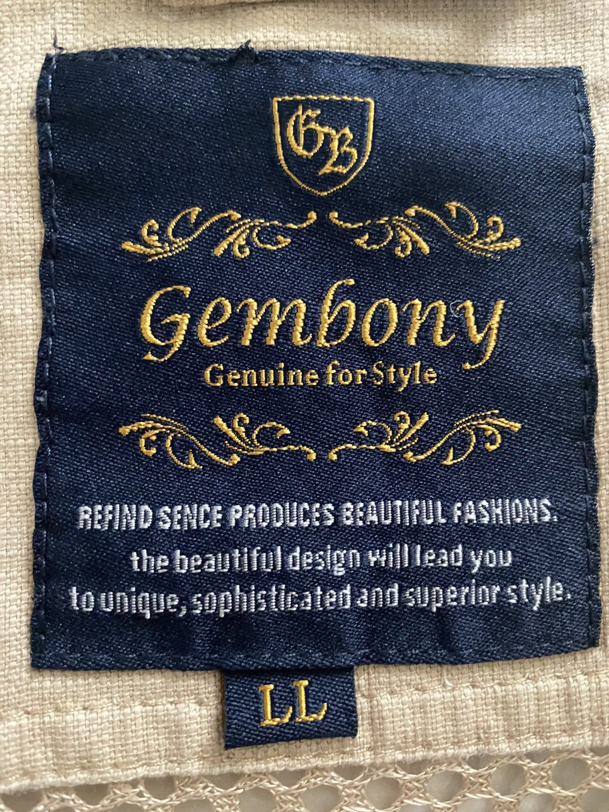 Vintage Vintage Gembony vest design military pocket Size US L / EU 52-54 / 3 - 6 Thumbnail