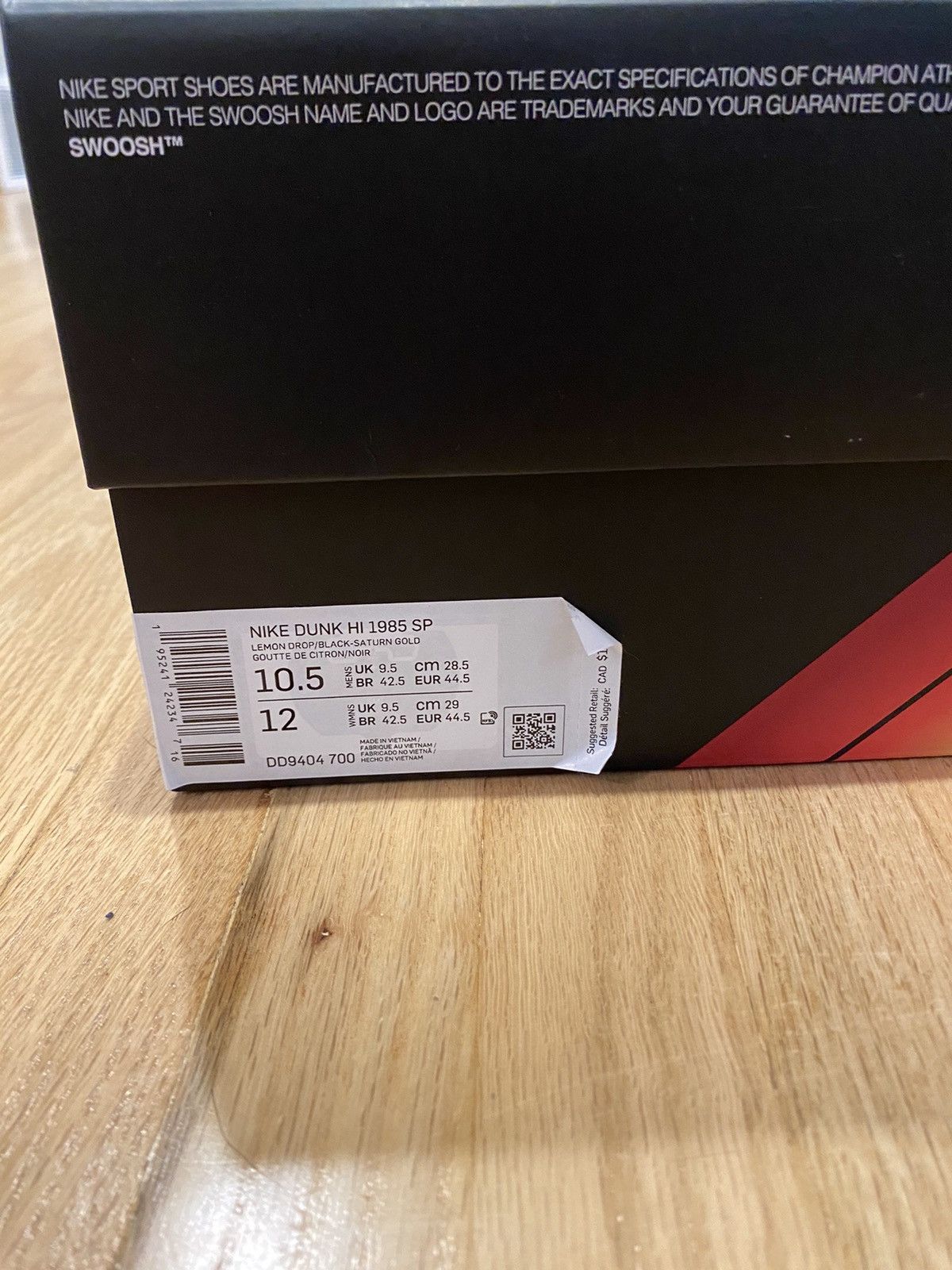 Nike Nike Dunk High 1985 - Acid Wash Size US 10.5 / EU 43-44 - 5 Thumbnail