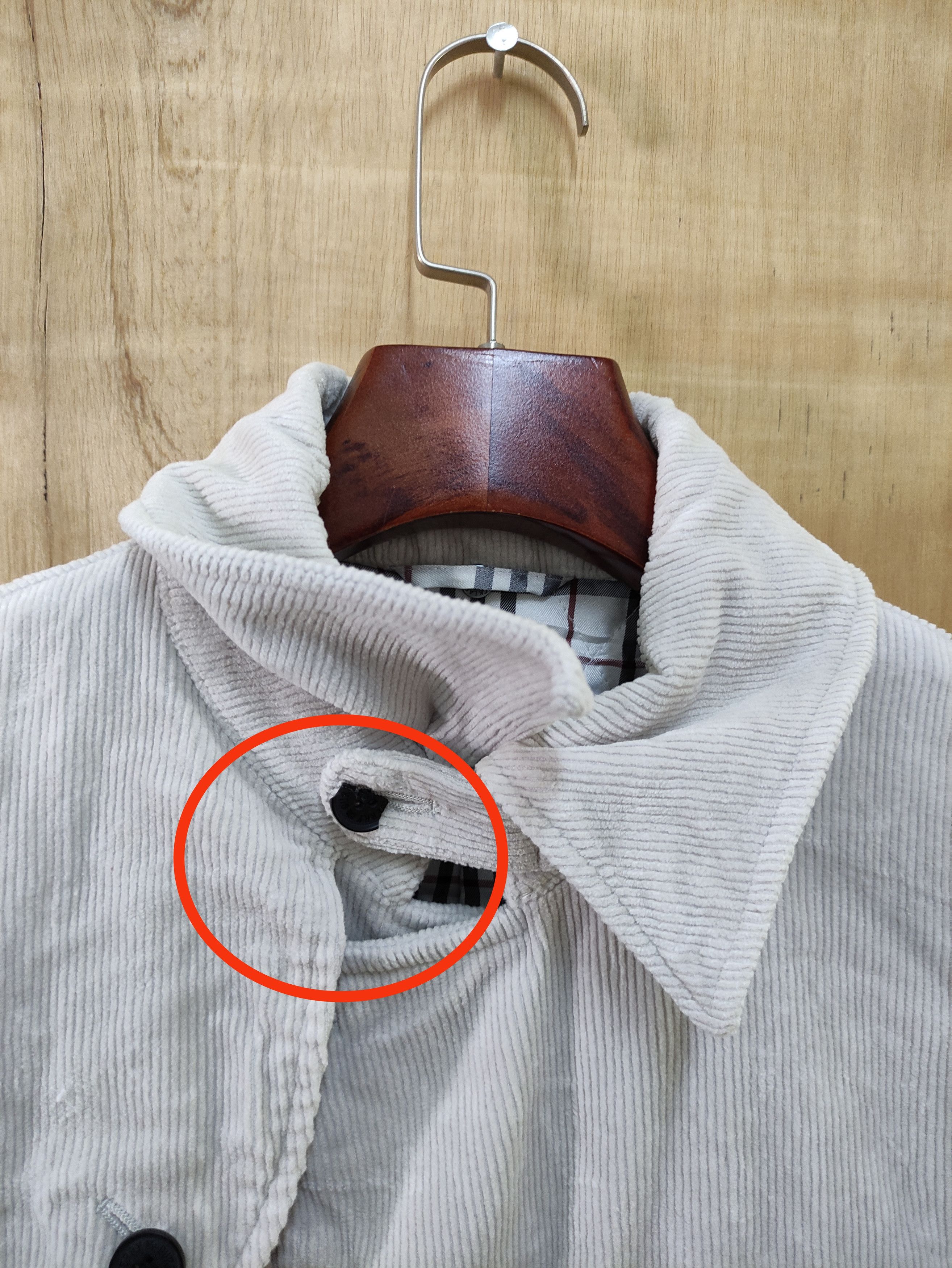 Burberry BURBERRY CORDUROY HEAVY COAT Size US M / EU 48-50 / 2 - 5 Thumbnail