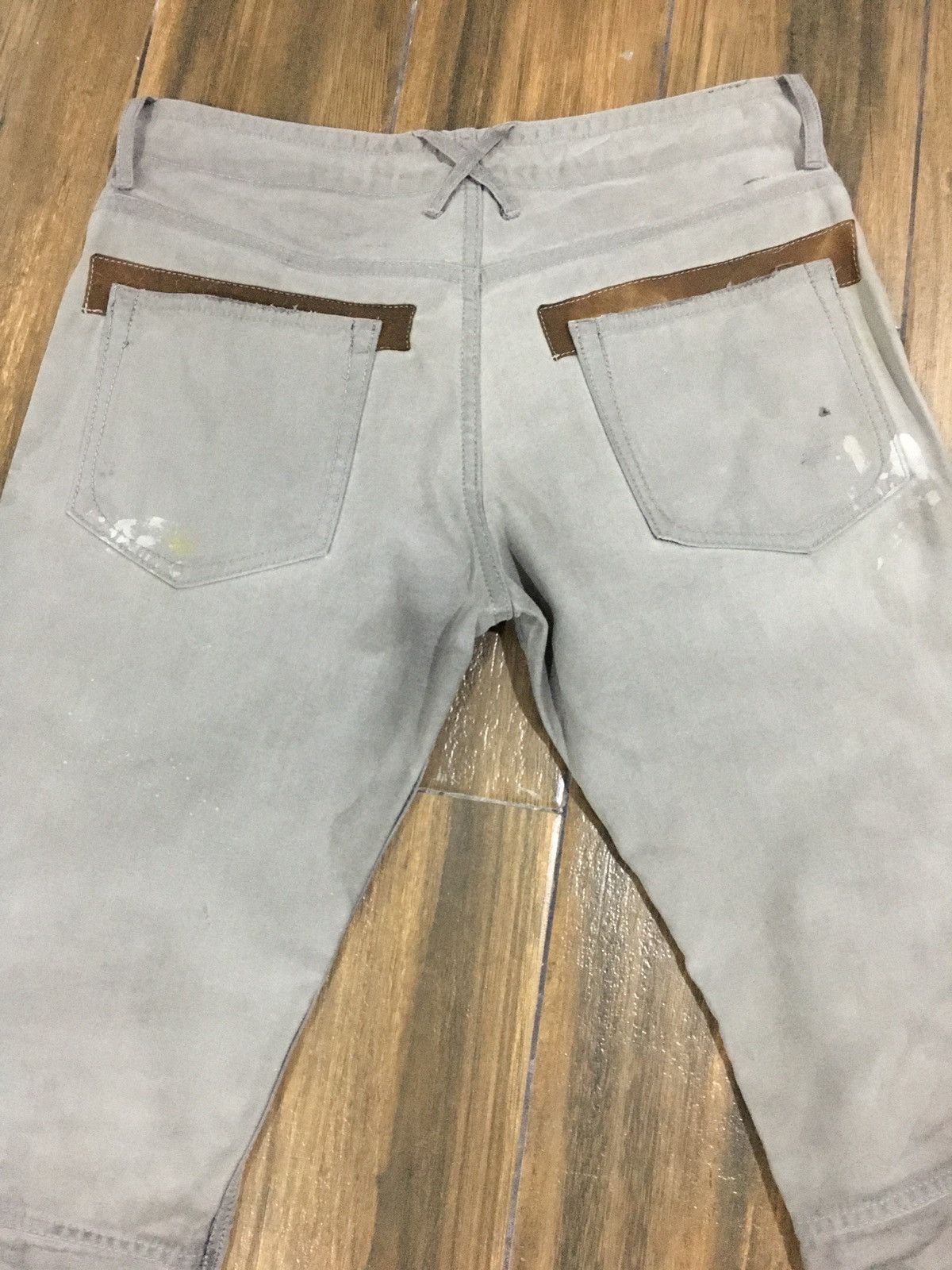Isamu Katayama Backlash Isamu Katayama Thrashed Distressed Tye Die Cropped Pants Size US 31 - 9 Thumbnail