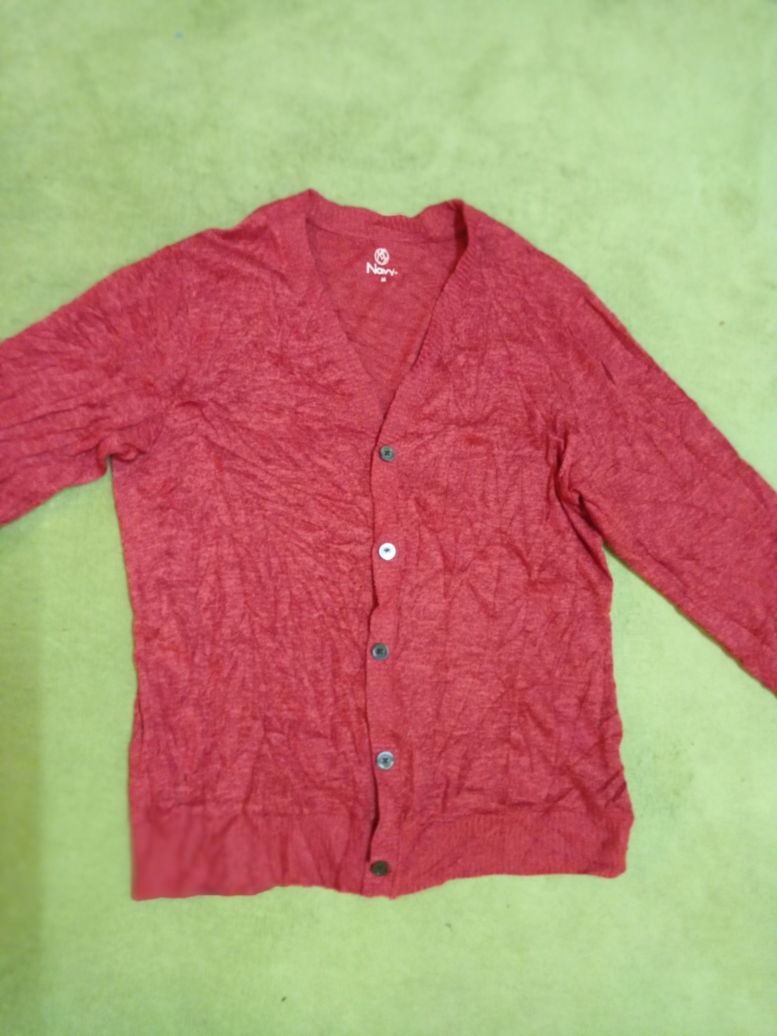 Cardigan Button up by NAVY with Knit fabric