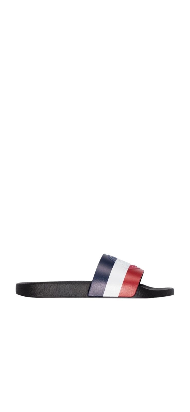 Moncler Basile Striped Slides