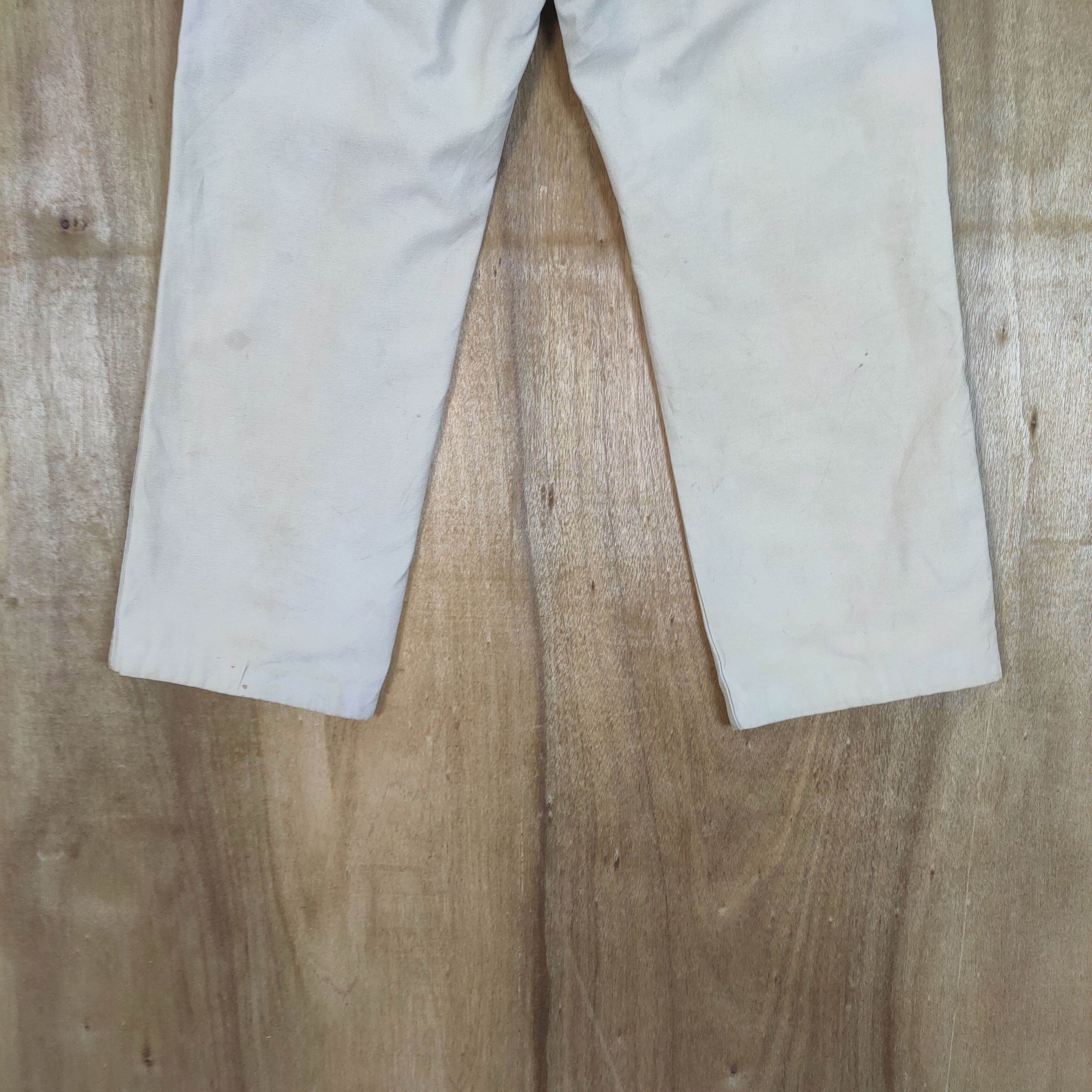 Japanese Brand × Vintage HOP SCOT FADED WHITE YELLOW CARGO PANTS Size US 32 / EU 48 - 8 Thumbnail