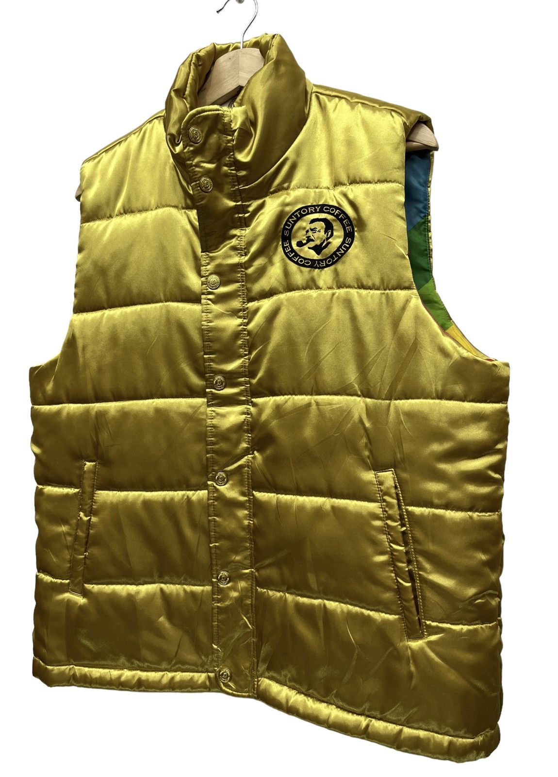 Edition Japan 💥SUNTORY BOSS COFFEE Limited Gold Edition Light Padded Vest Size US M / EU 48-50 / 2 - 3 Thumbnail