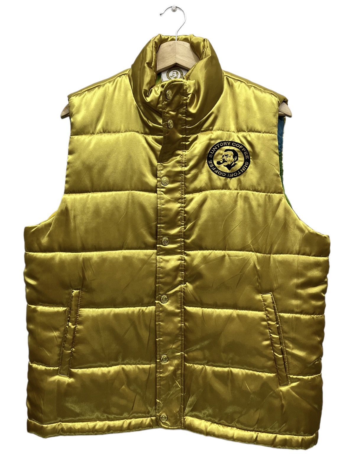 Edition Japan 💥SUNTORY BOSS COFFEE Limited Gold Edition Light Padded Vest Size US M / EU 48-50 / 2 - 2 Thumbnail