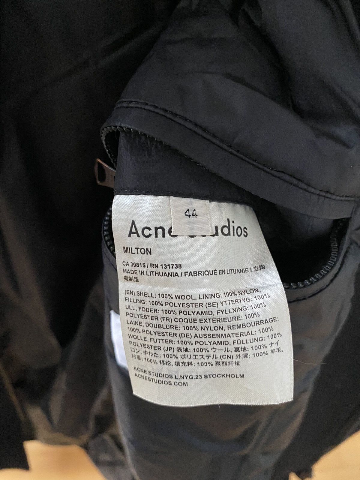 Acne Studios Acne Studios Milton Coat Size US S / EU 44-46 / 1 - 4 Thumbnail