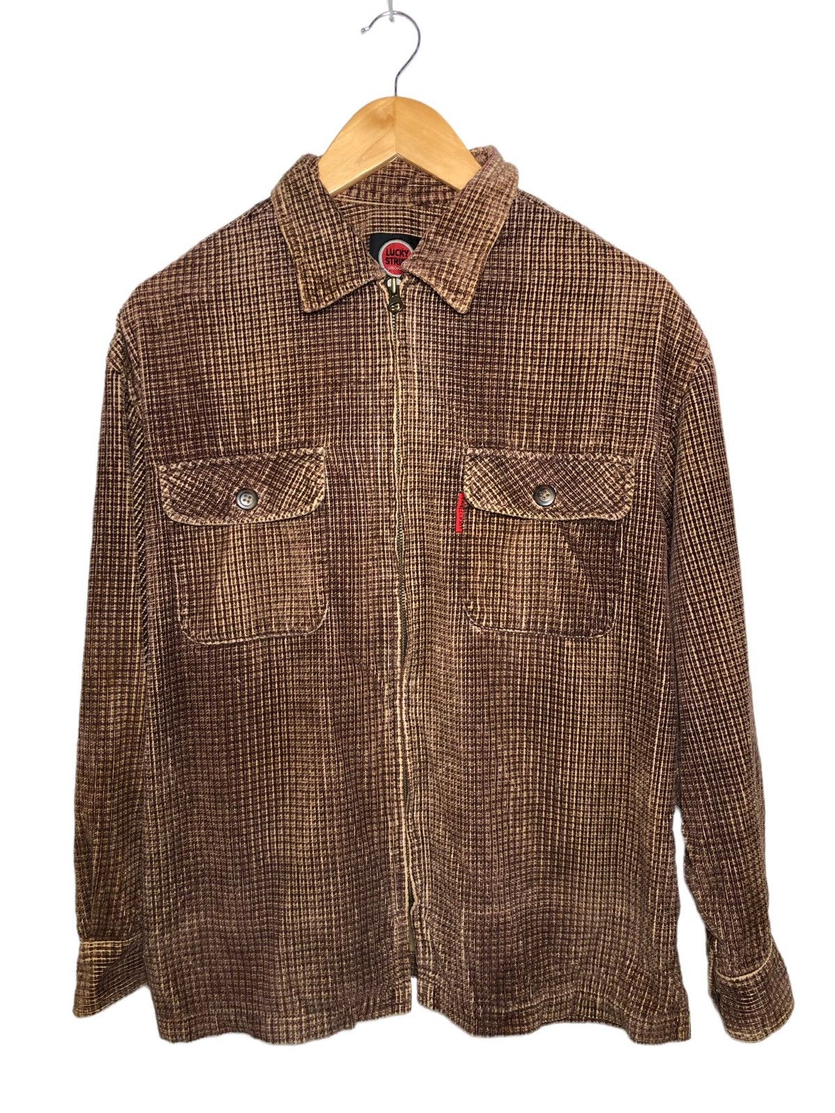 Flannel × Sports Specialties × Vintage Vintage Lucky strike Zipper flannel Size US M / EU 48-50 / 2 - 1 Thumbnail
