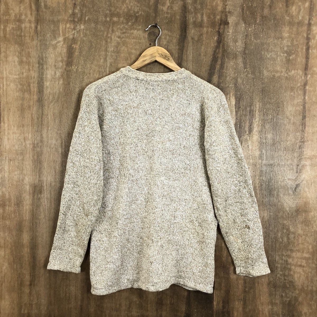 Japanese Brand Indio Brown Cardigan Knitwear #079 Size US M / EU 48-50 / 2 - 6 Thumbnail