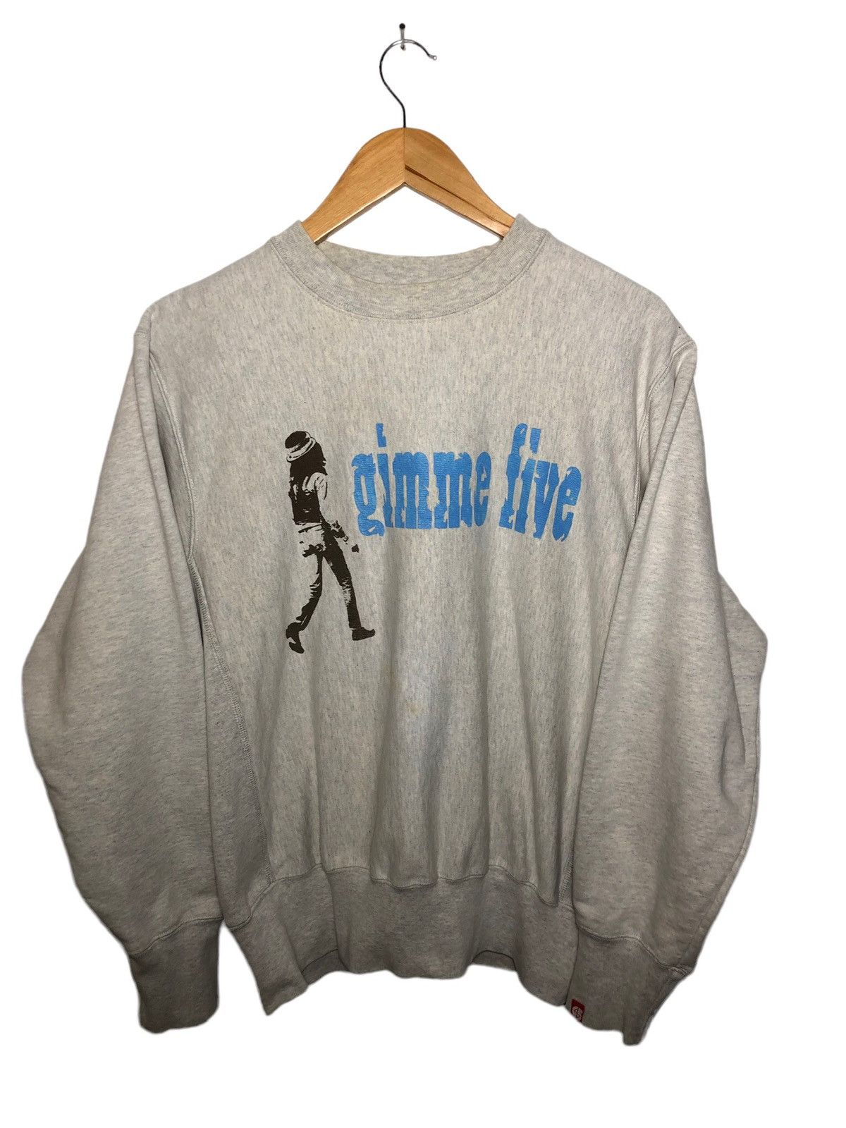 Gimme Five × Vintage Designer Gimme 5 london sweatshirt jumper Size US M / EU 48-50 / 2 - 1 Thumbnail