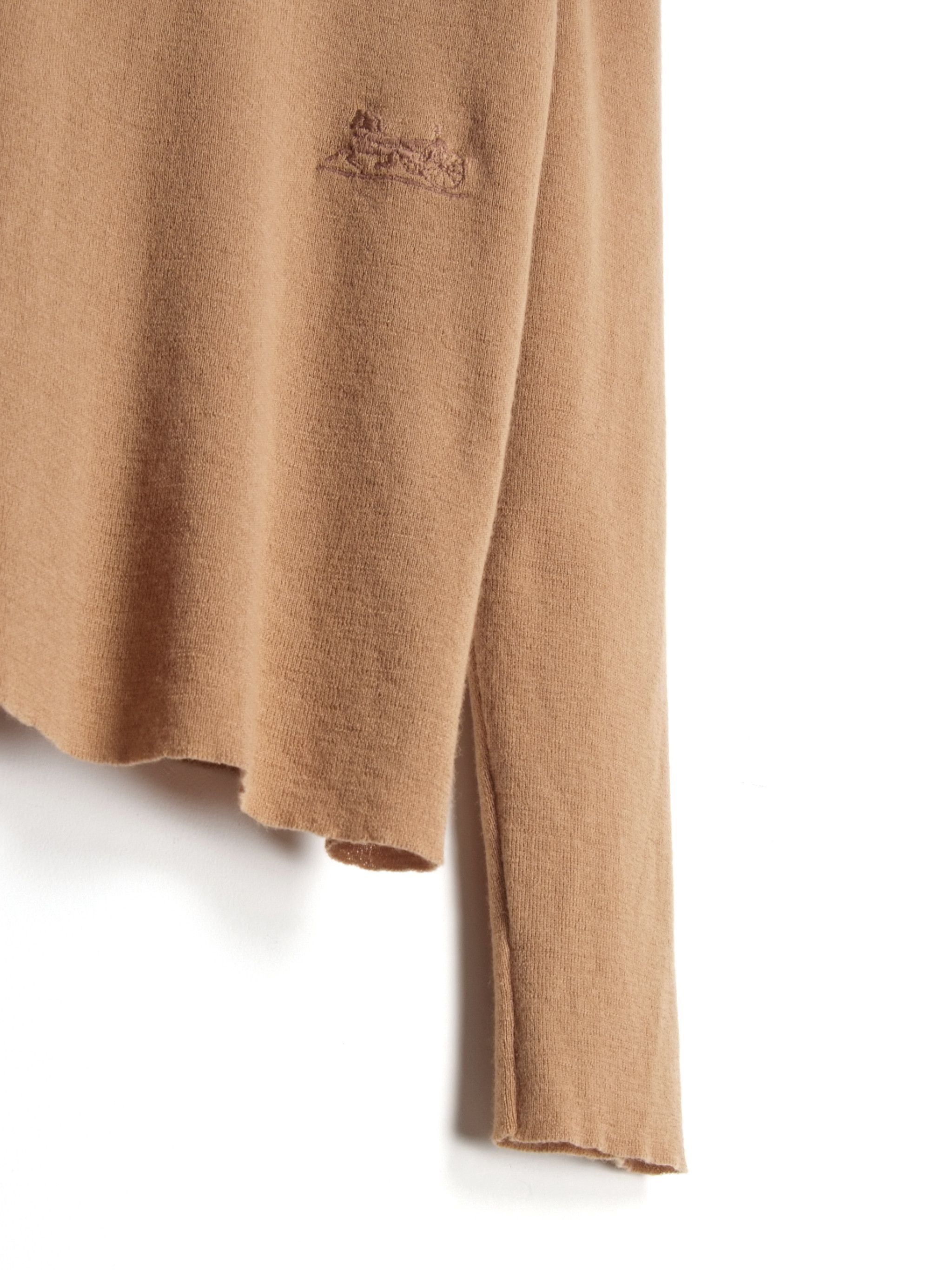 Celine Old Celine Beige Rollneck Turtleneck Wool Sweater Size XL / US 12-14 / IT 48-50 - 4 Thumbnail