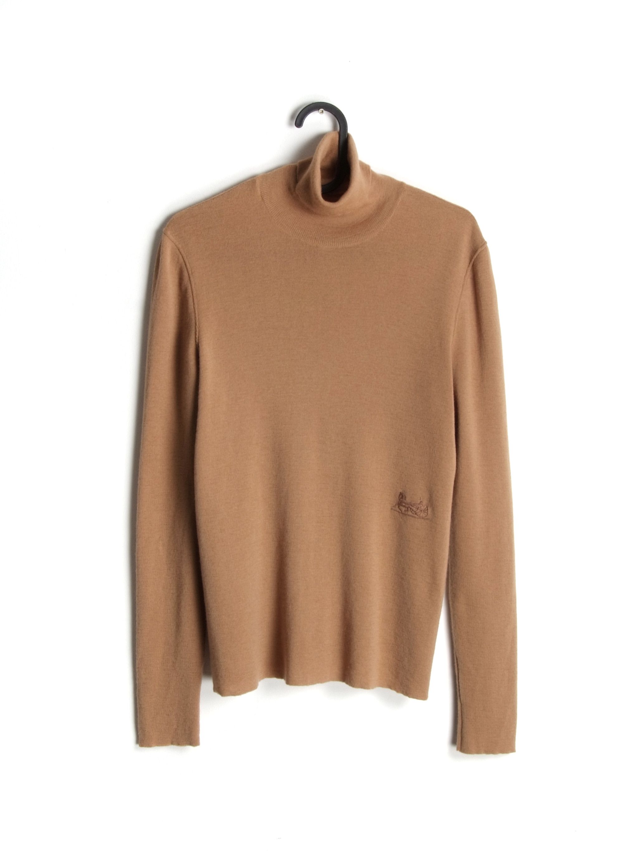 Celine Old Celine Beige Rollneck Turtleneck Wool Sweater Size XL / US 12-14 / IT 48-50 - 1 Thumbnail