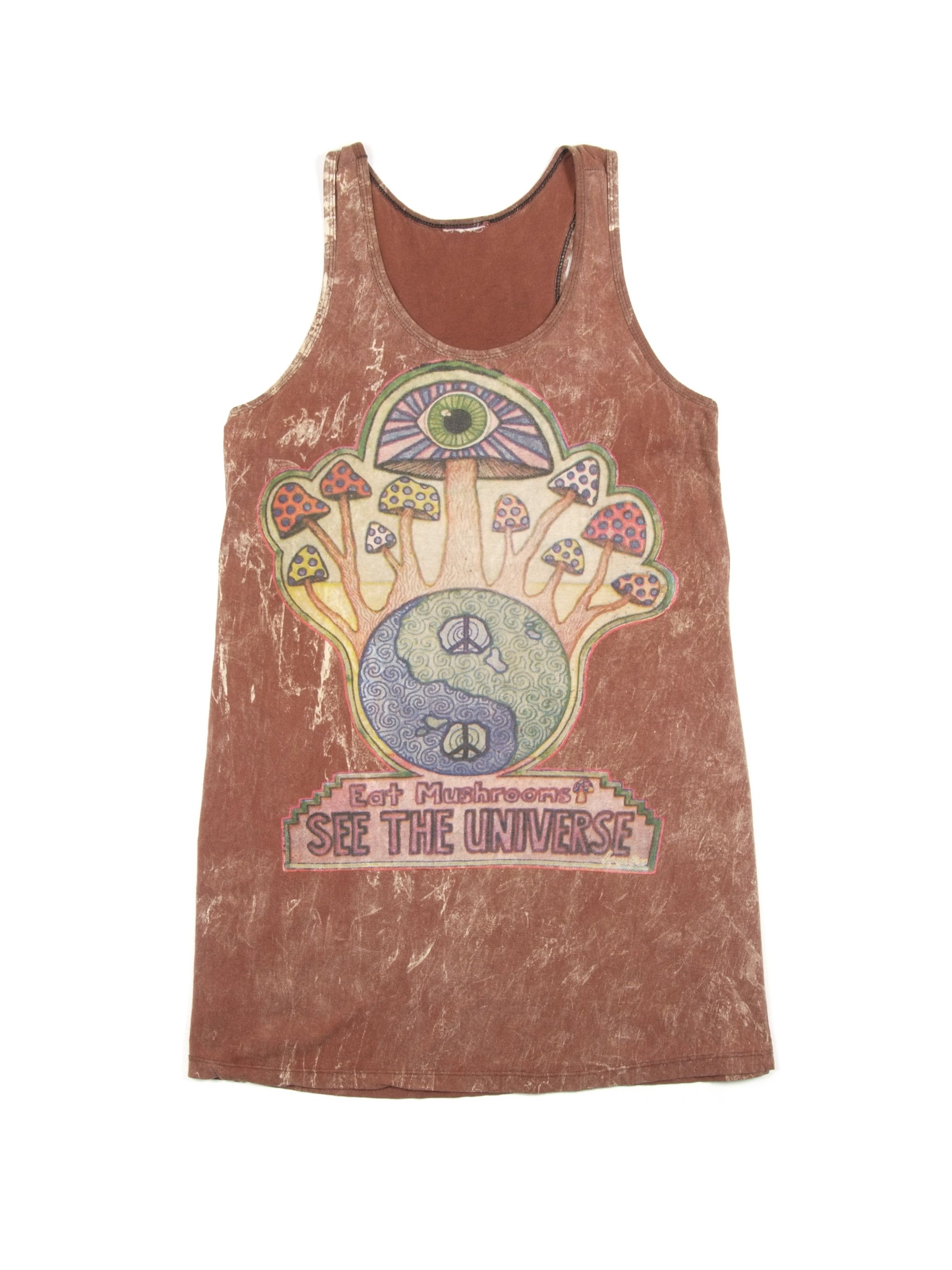Beauty Beast Eat Mushrooms See Universe Tank Dress (S-M) Size S / US 4 / IT 40 - 1 Thumbnail