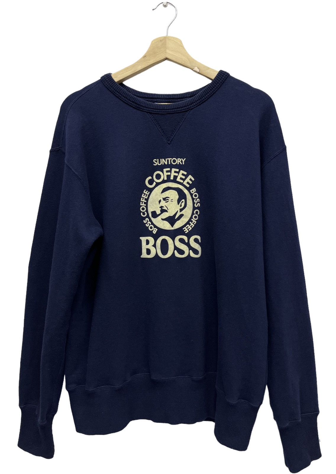 Japanese Brand 🔥BEST OFFER🔥💥Vintage SUNTORY COFFEE BOSS Crewneck Sweater Size US L / EU 52-54 / 3 - 2 Thumbnail