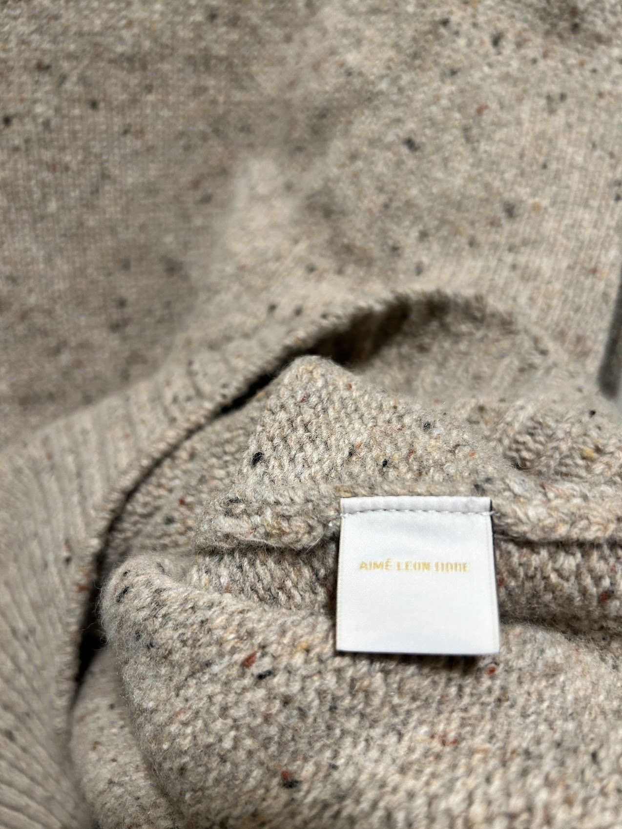 Aime Leon Dore aime leon dore fleck oatmeal turtleneck sweater Size US S / EU 44-46 / 1 - 3 Thumbnail