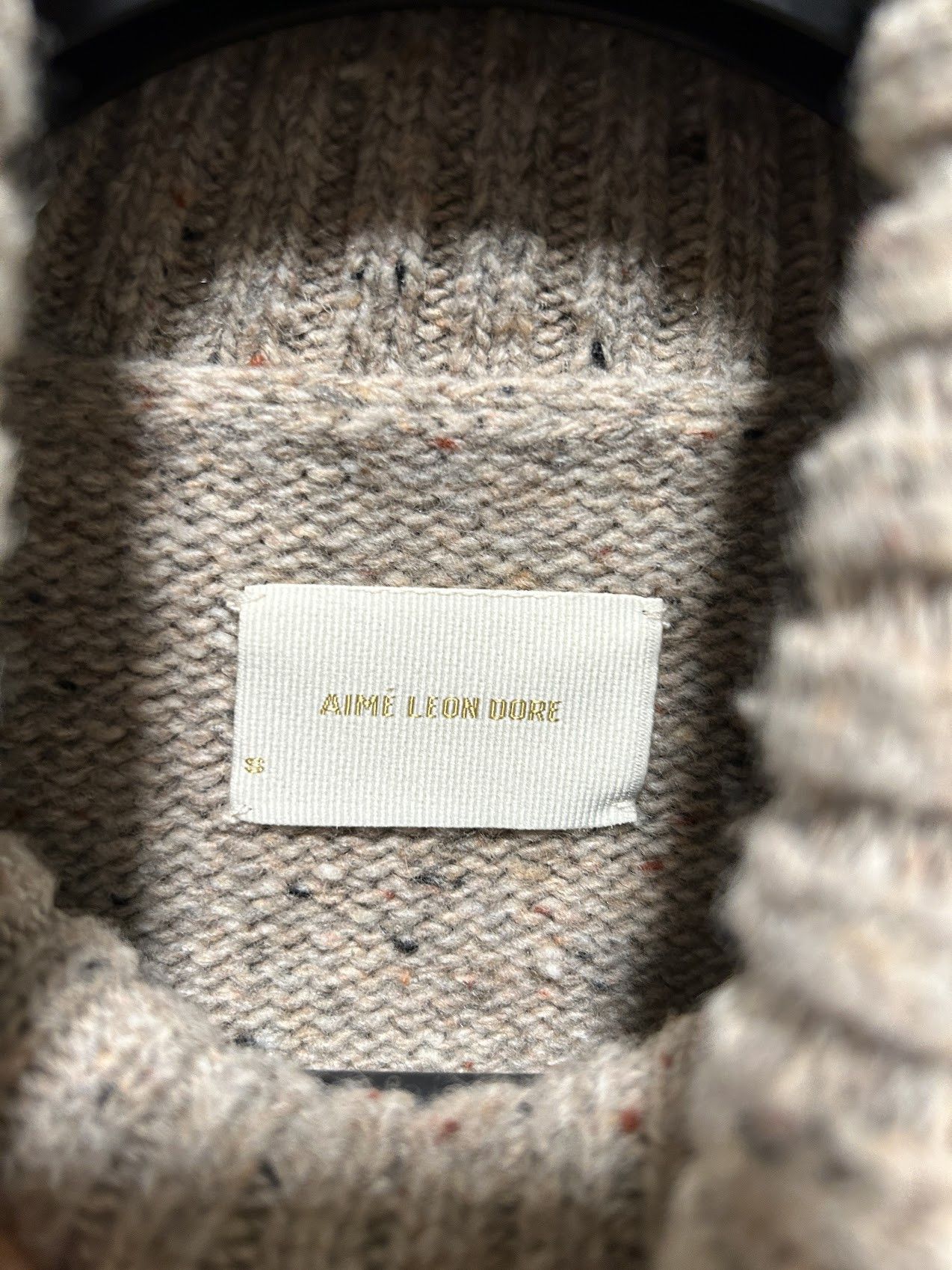Aime Leon Dore aime leon dore fleck oatmeal turtleneck sweater Size US S / EU 44-46 / 1 - 5 Thumbnail